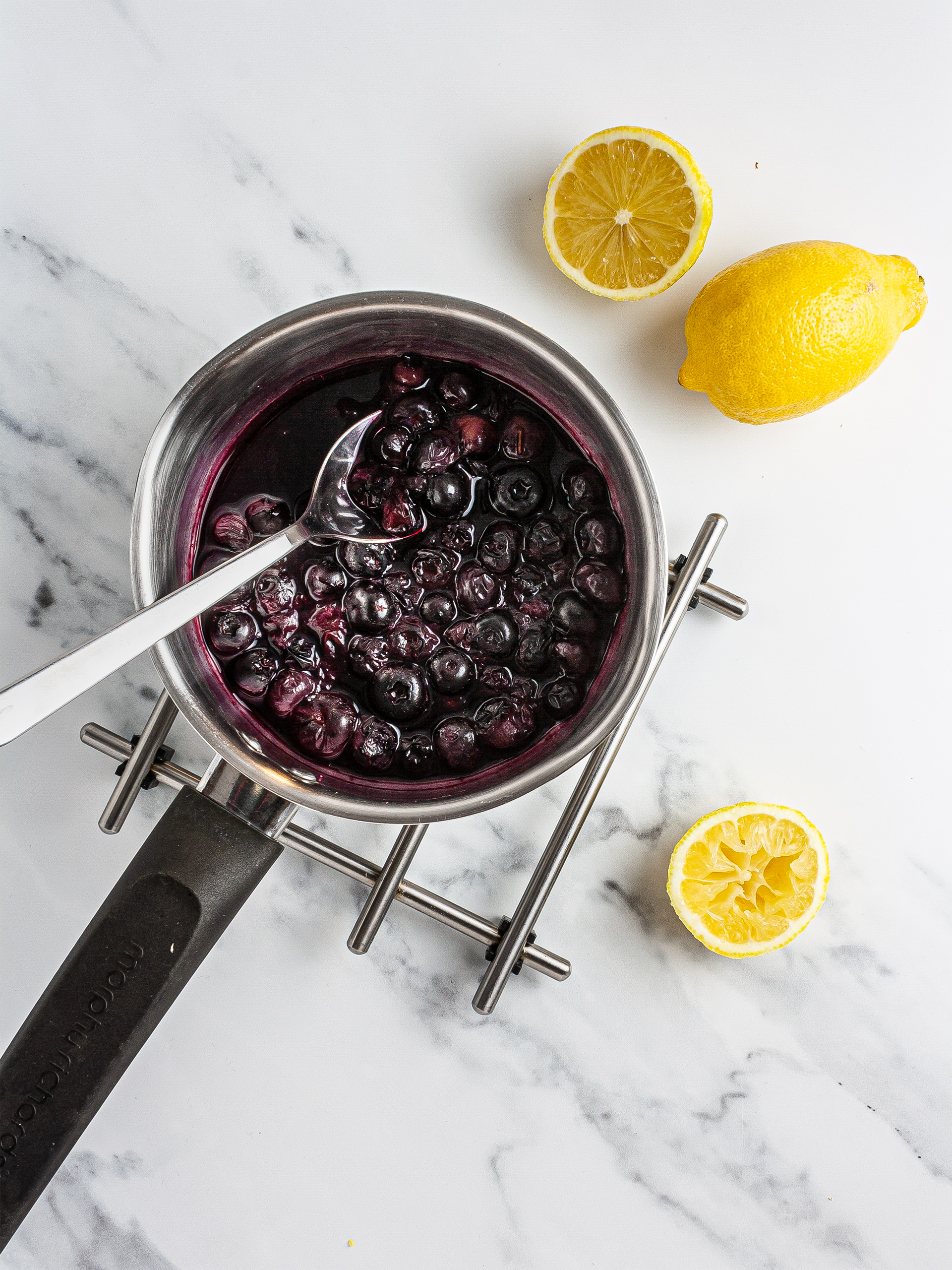 Lemon blueberry compote