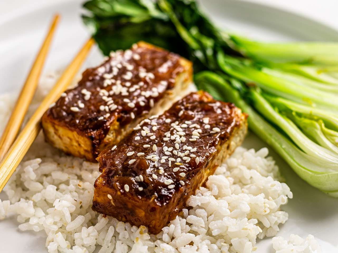 Vegan Oven-Baked Tofu Teriyaki Recipe | Foodaciously