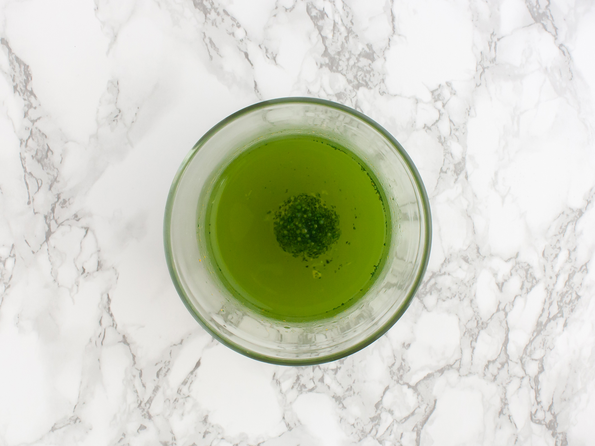 Spirulina lemonade.