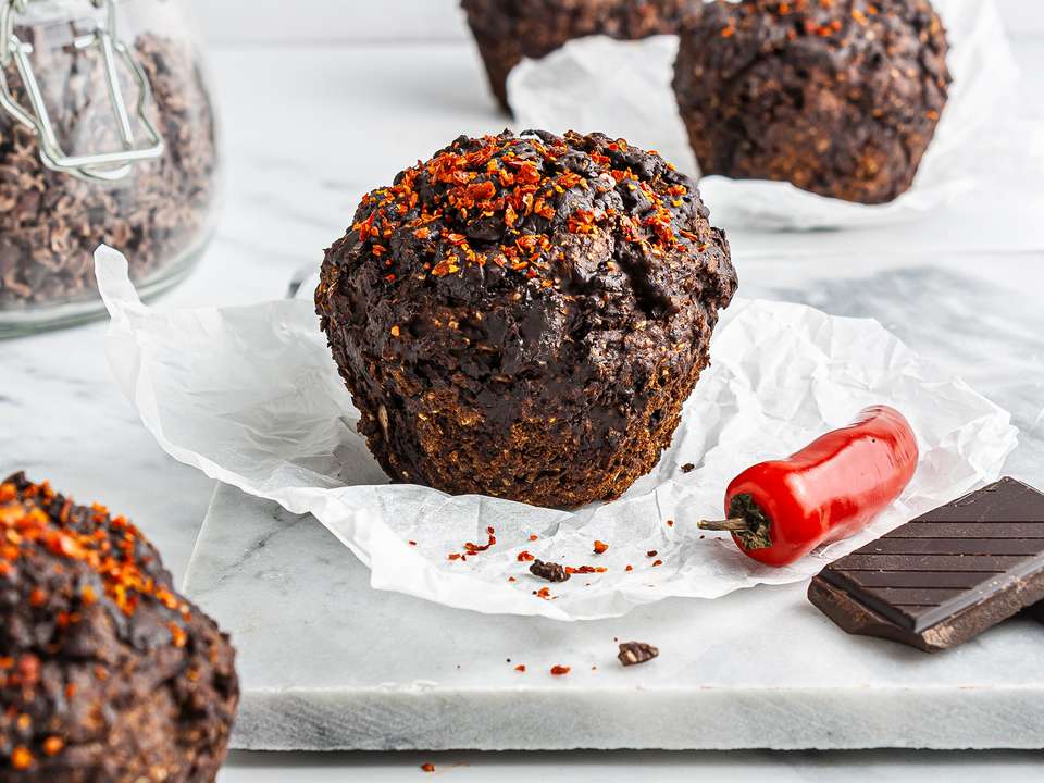 Chilli Chocolate Muffins Recipe | Foodaciously