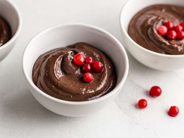 Silken Tofu Chocolate Mousse Low-Fat, Sugar-Free | Foodaciously
