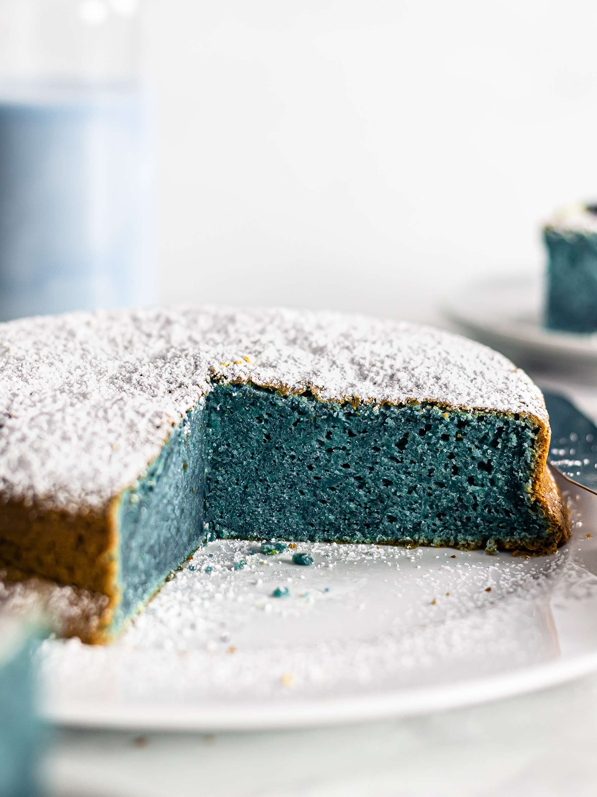 Butterfly Pea Cake (Dairy-Fre)