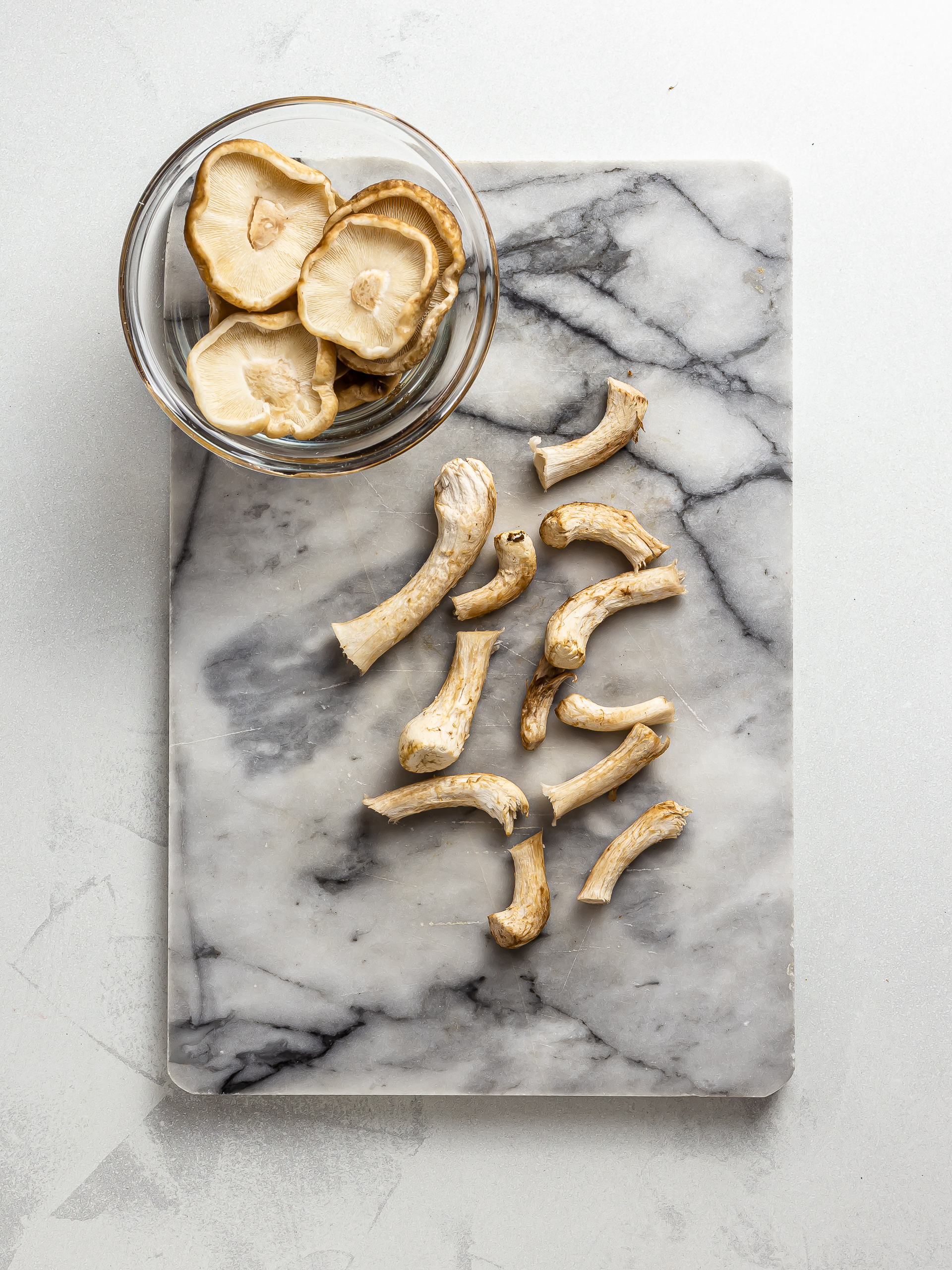 shiitake mushrooms stems