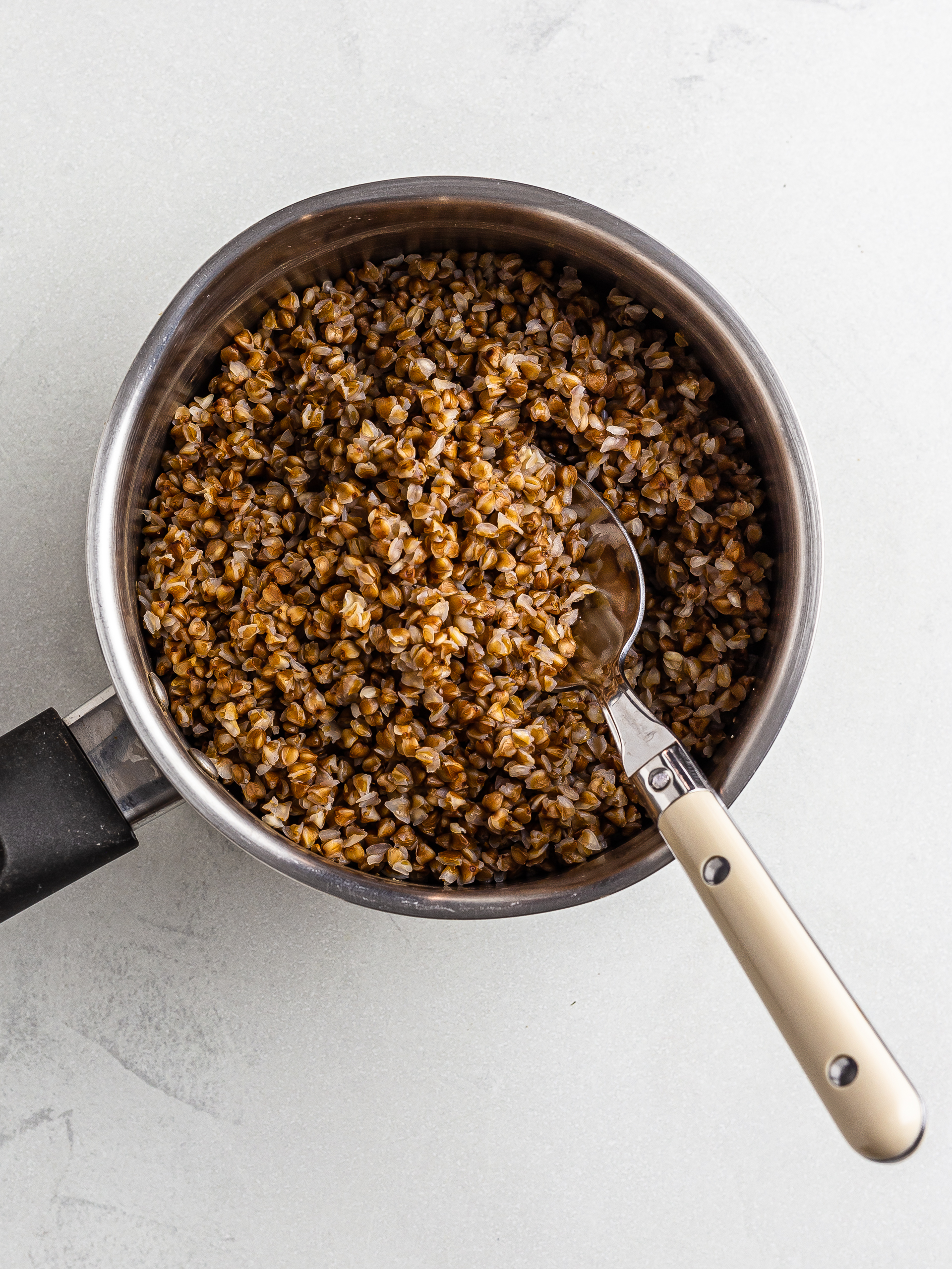 cooked roasted buckwheat groats