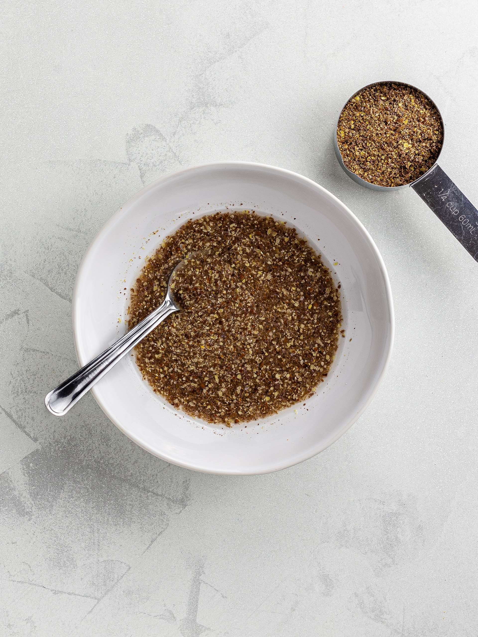 flaxseeds soaked in water for 