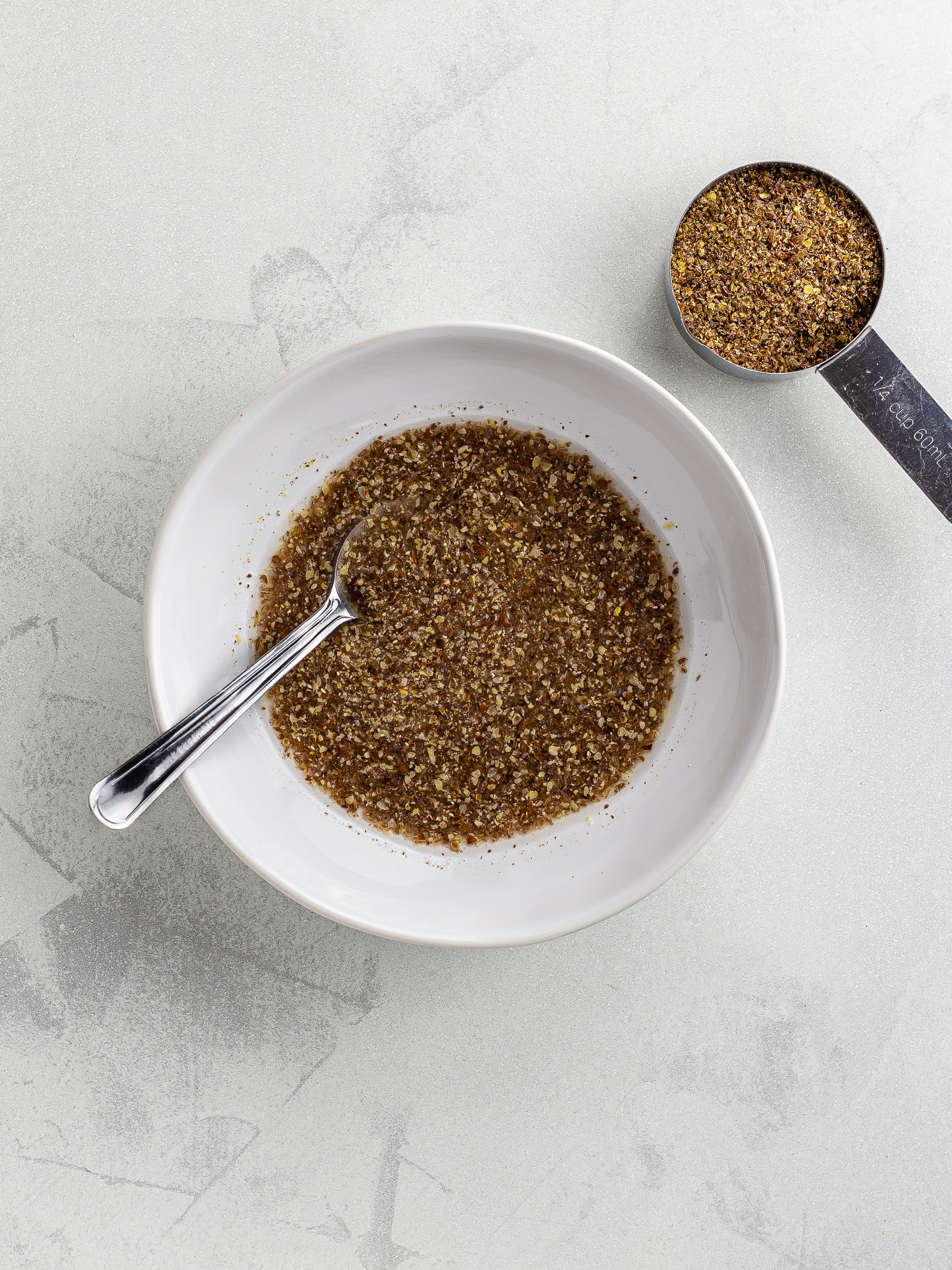 flaxseeds soaked in water for "flax-egg"