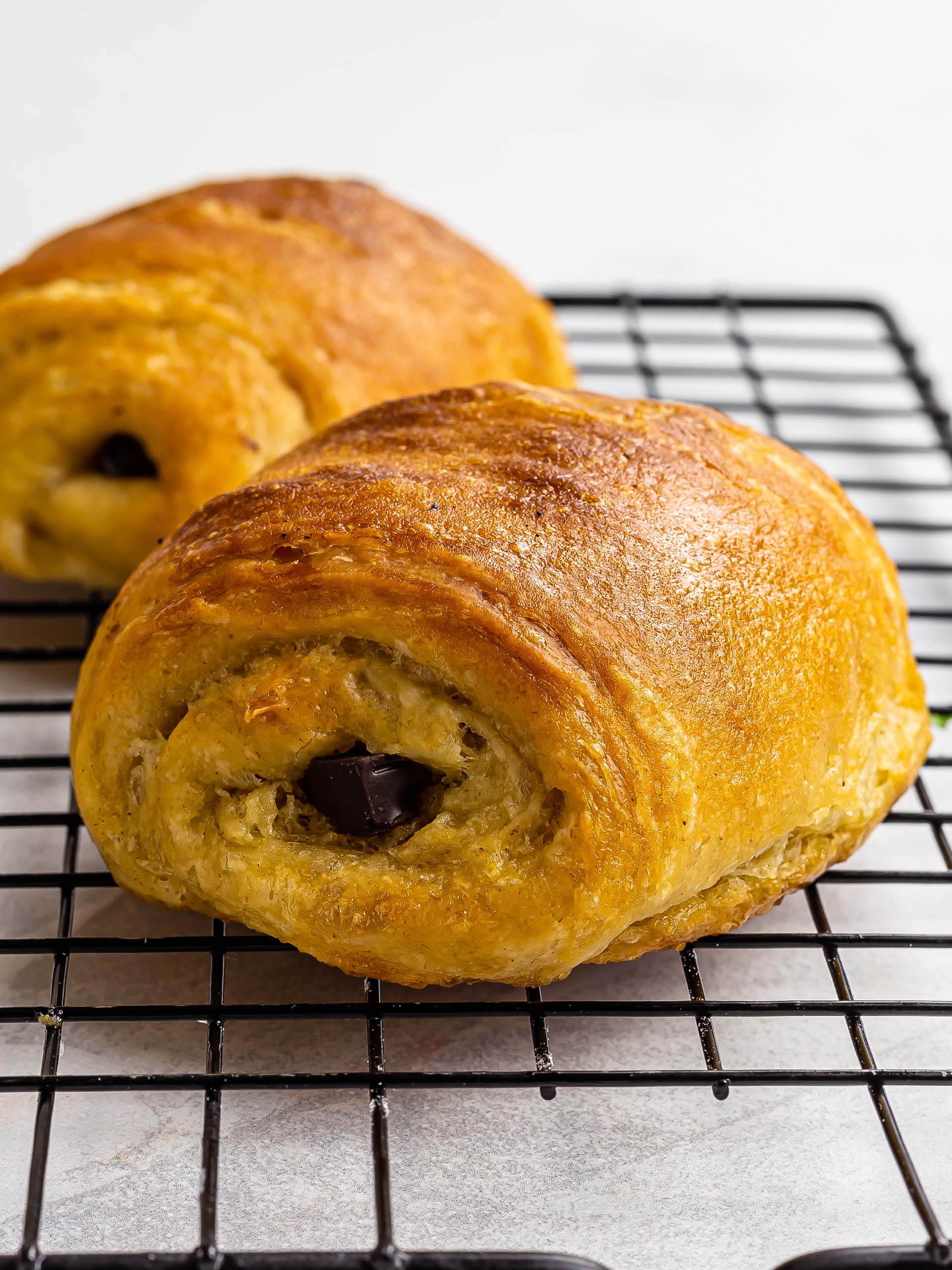 baked pain au chocolat