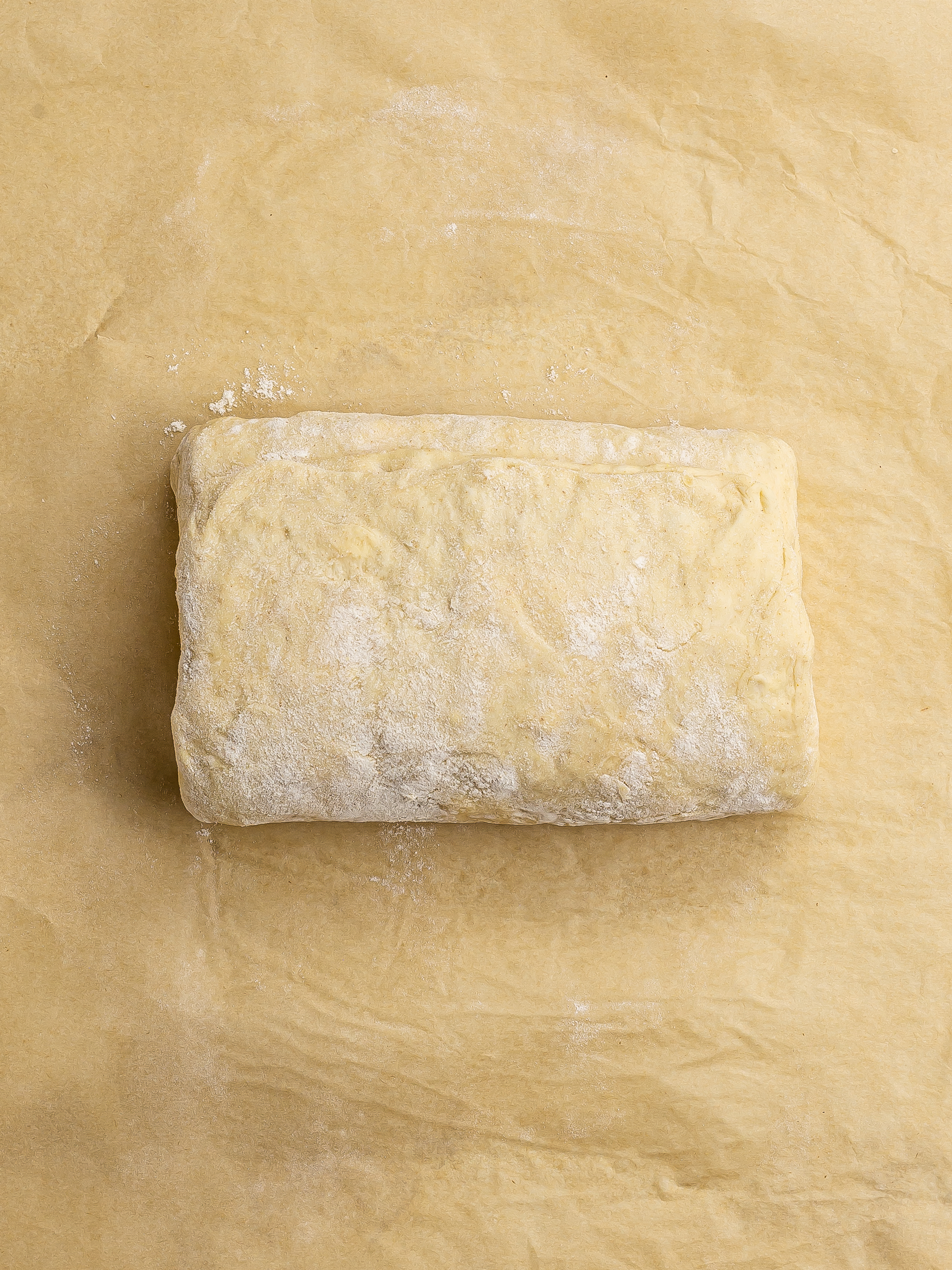 folded pastry dough