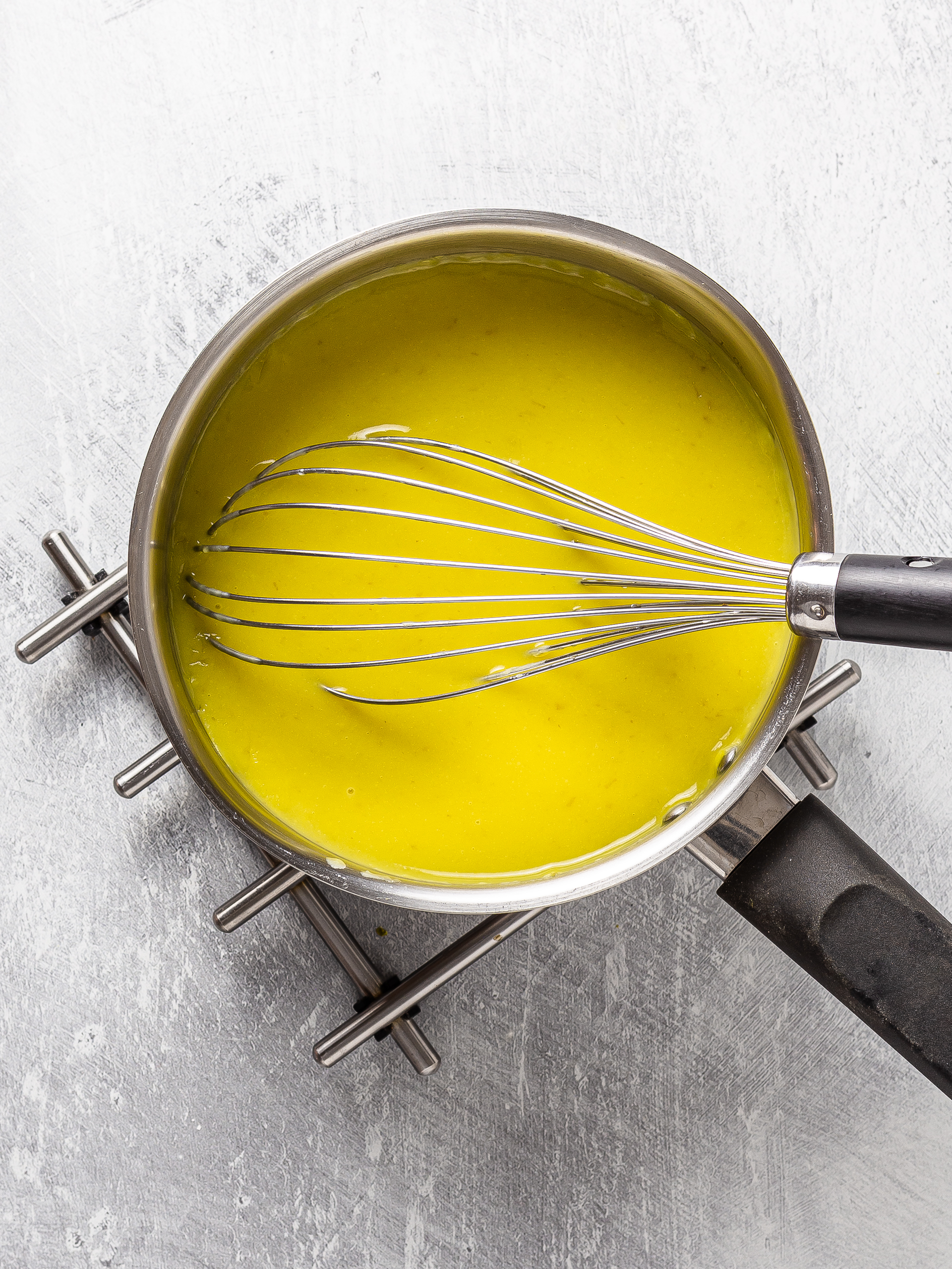 mango and coconut custard