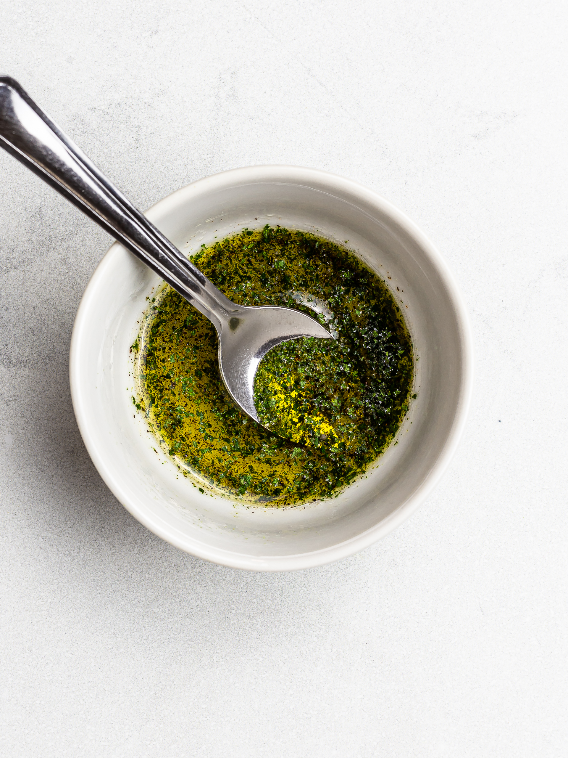 lemon and parsley vinaigrette