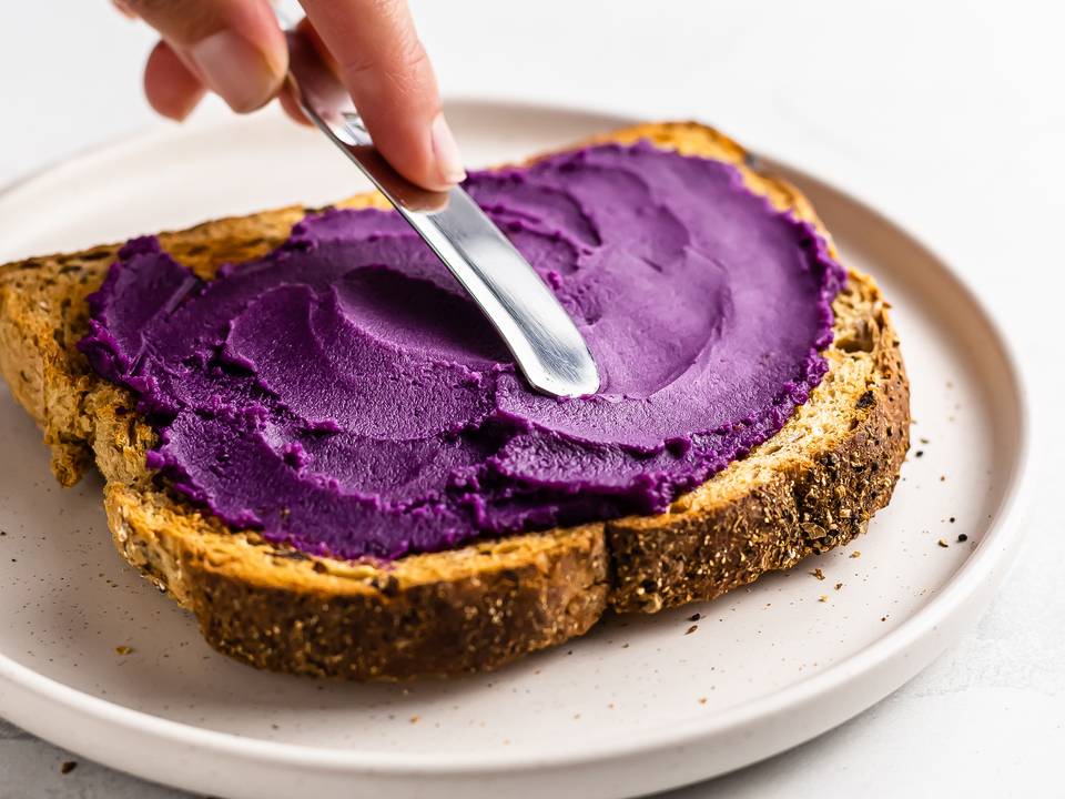Homemade Vegan Ube Butter Foodaciously