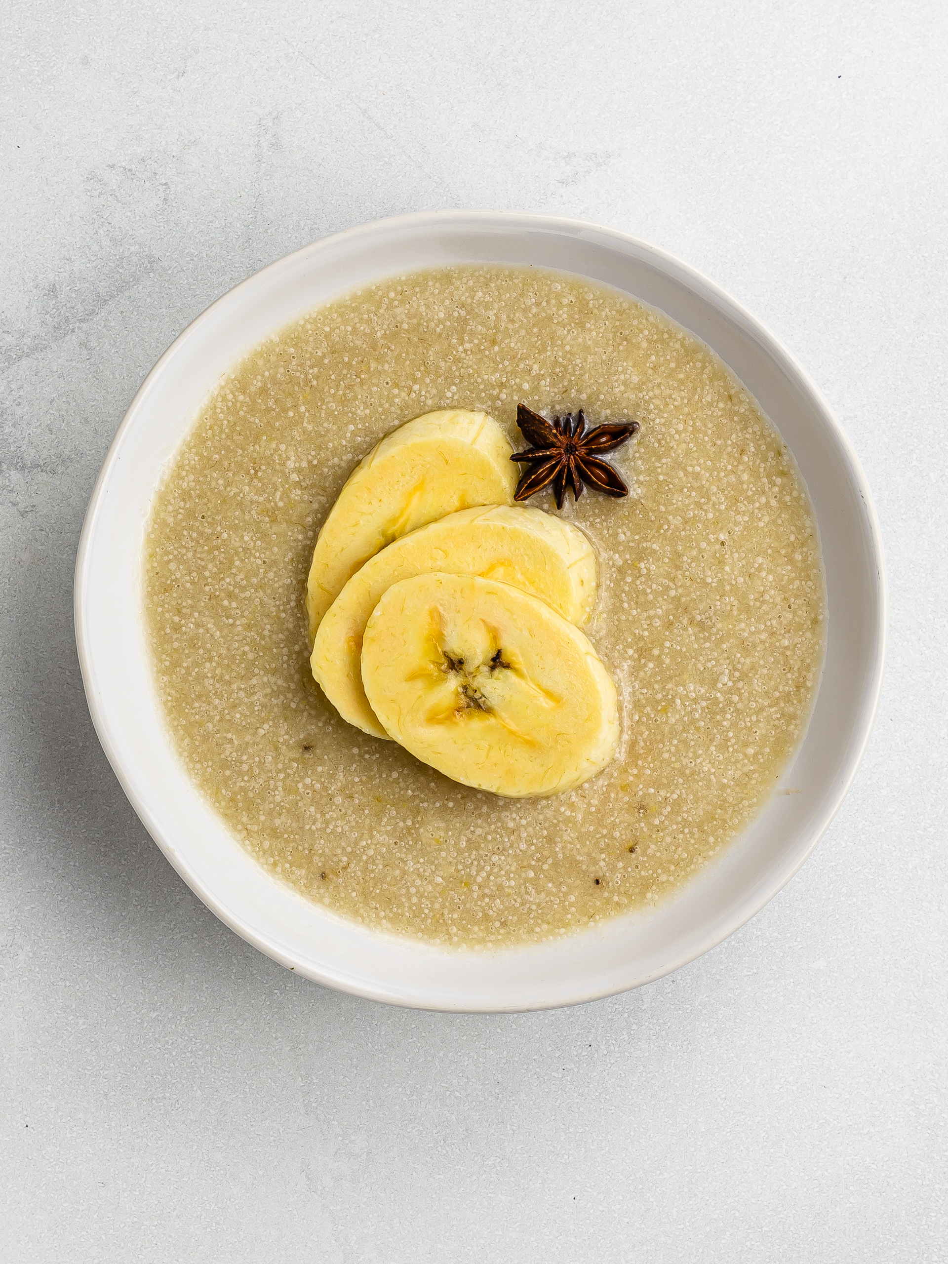 haitian plantain porridge in a bowl