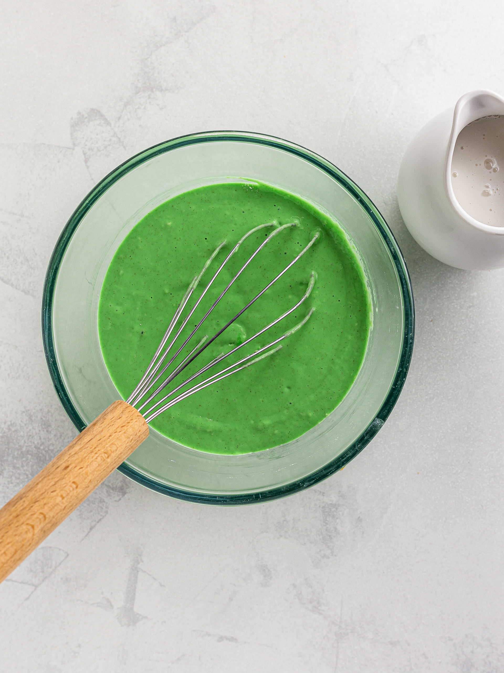 pandan pancake batter