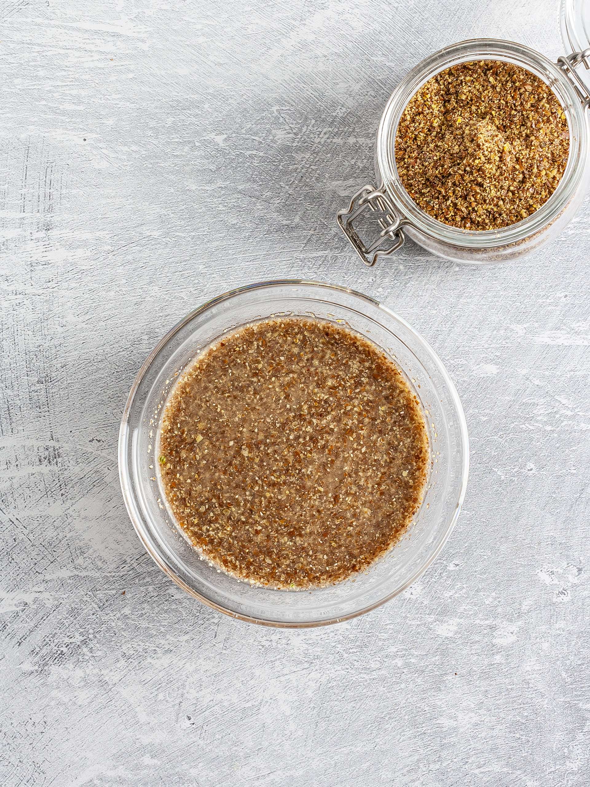 Soaked flaxseeds