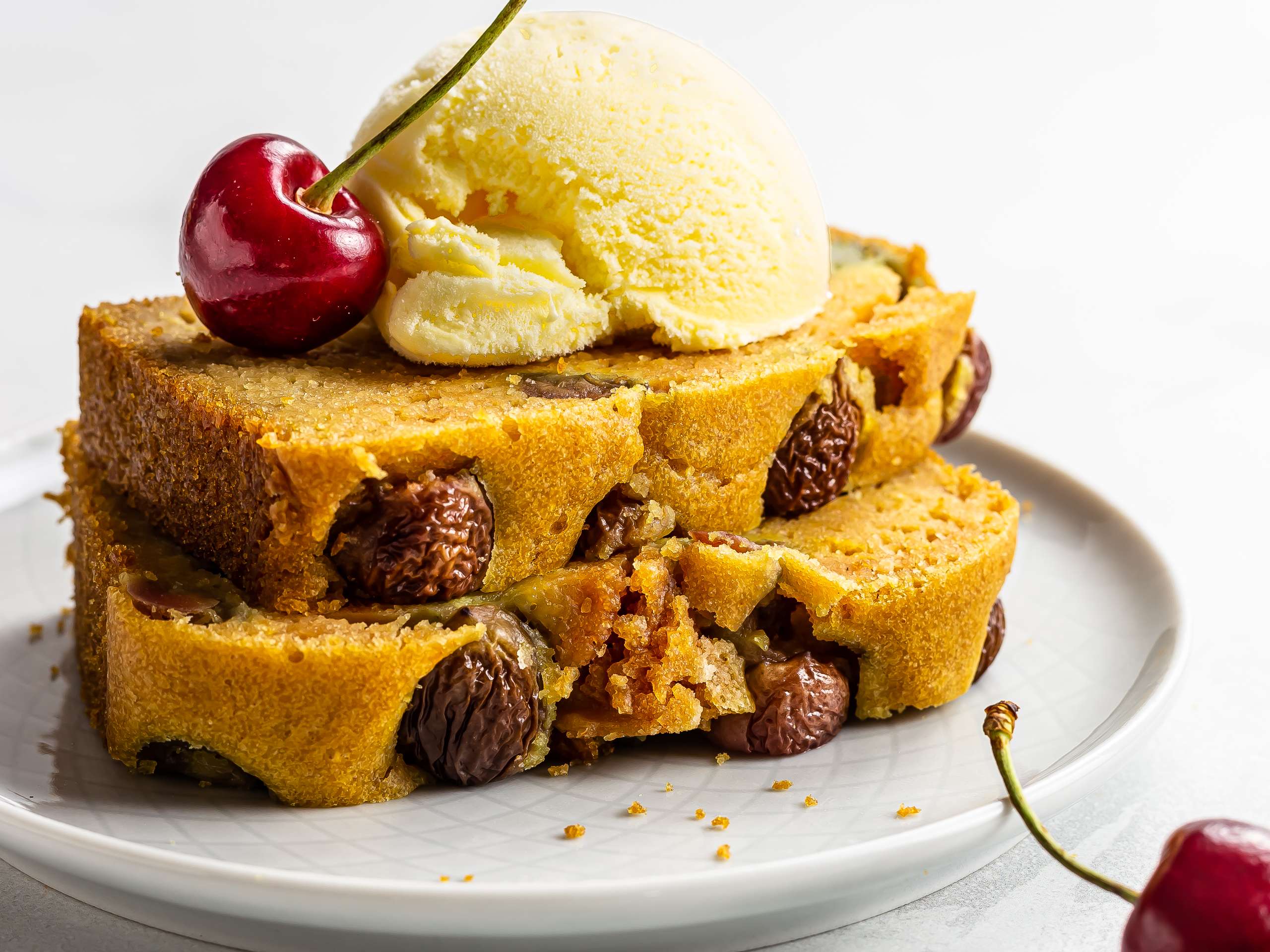 Cherry Madeira Cake Karinokada