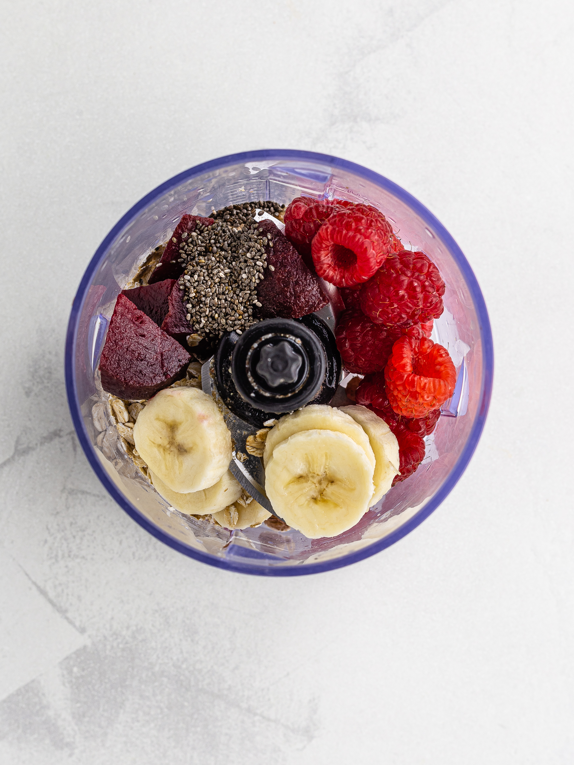 high fibre chia seeds smoothie ingredients