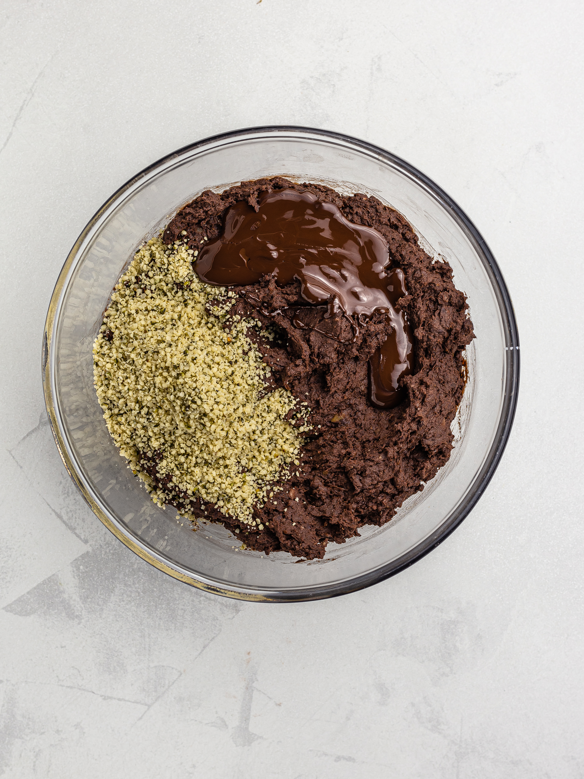 hemp chocolate brownie dough