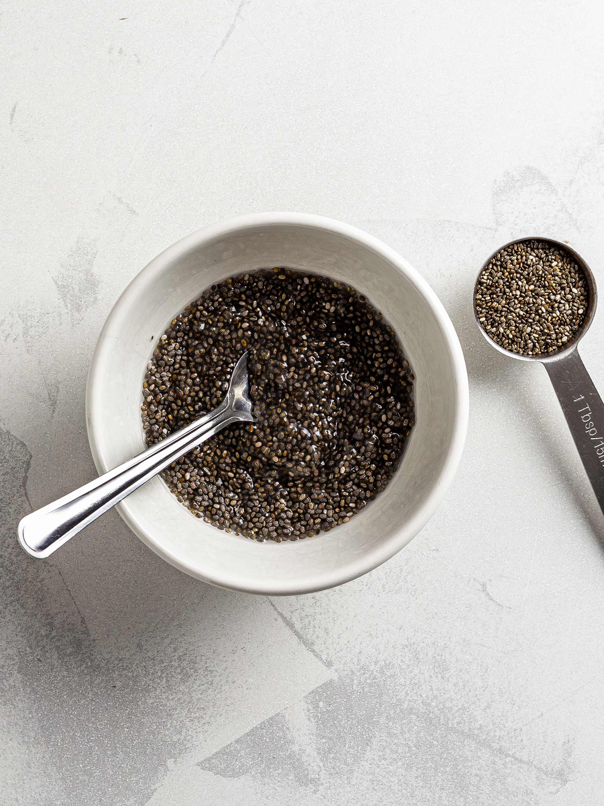 Soaked chia seeds