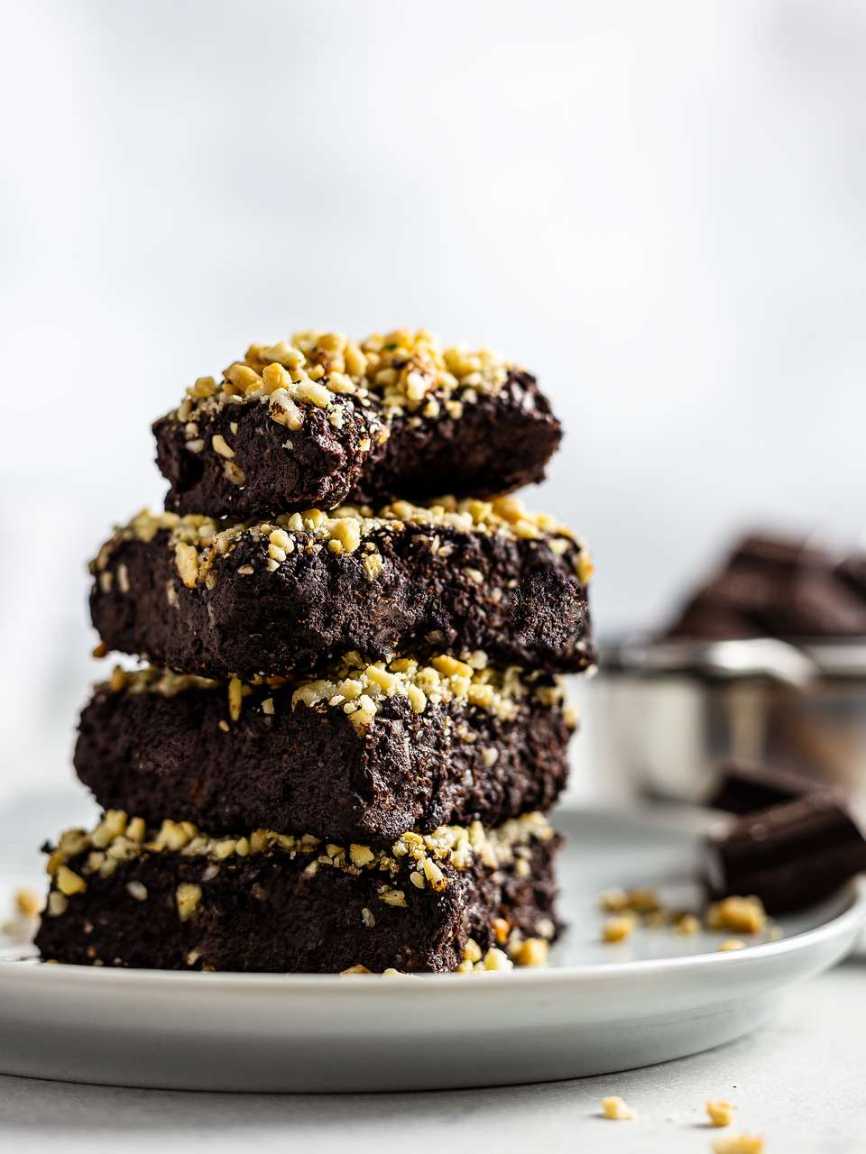 HighProtein Hemp Seed Brownies Foodaciously