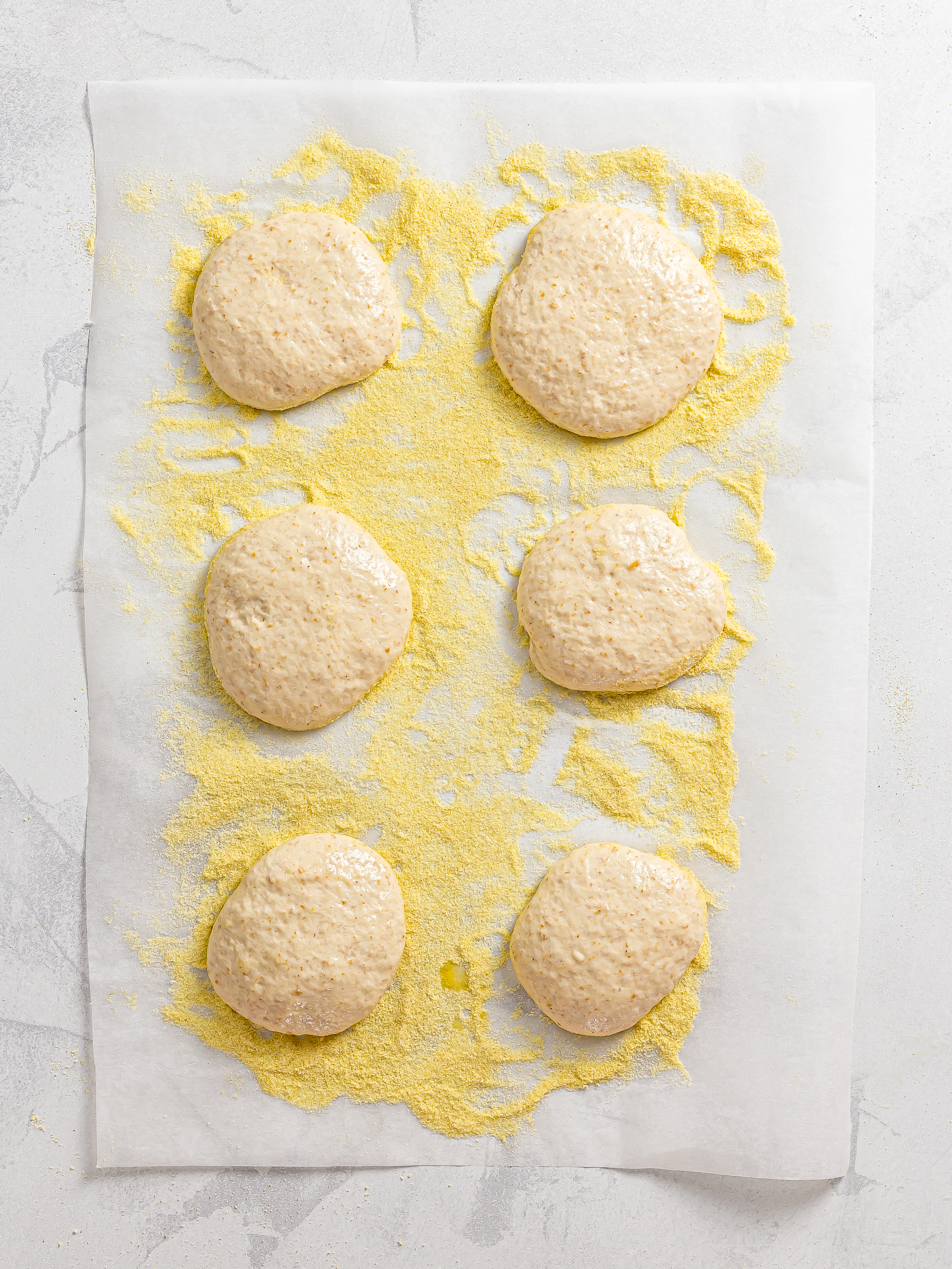 sourdough fry bread balls proving