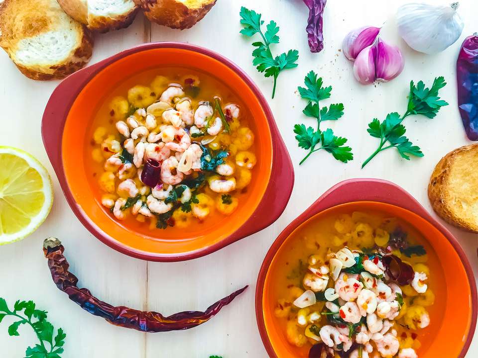 Classic Spanish Prawns with Garlic in Olive Oil | Foodaciously