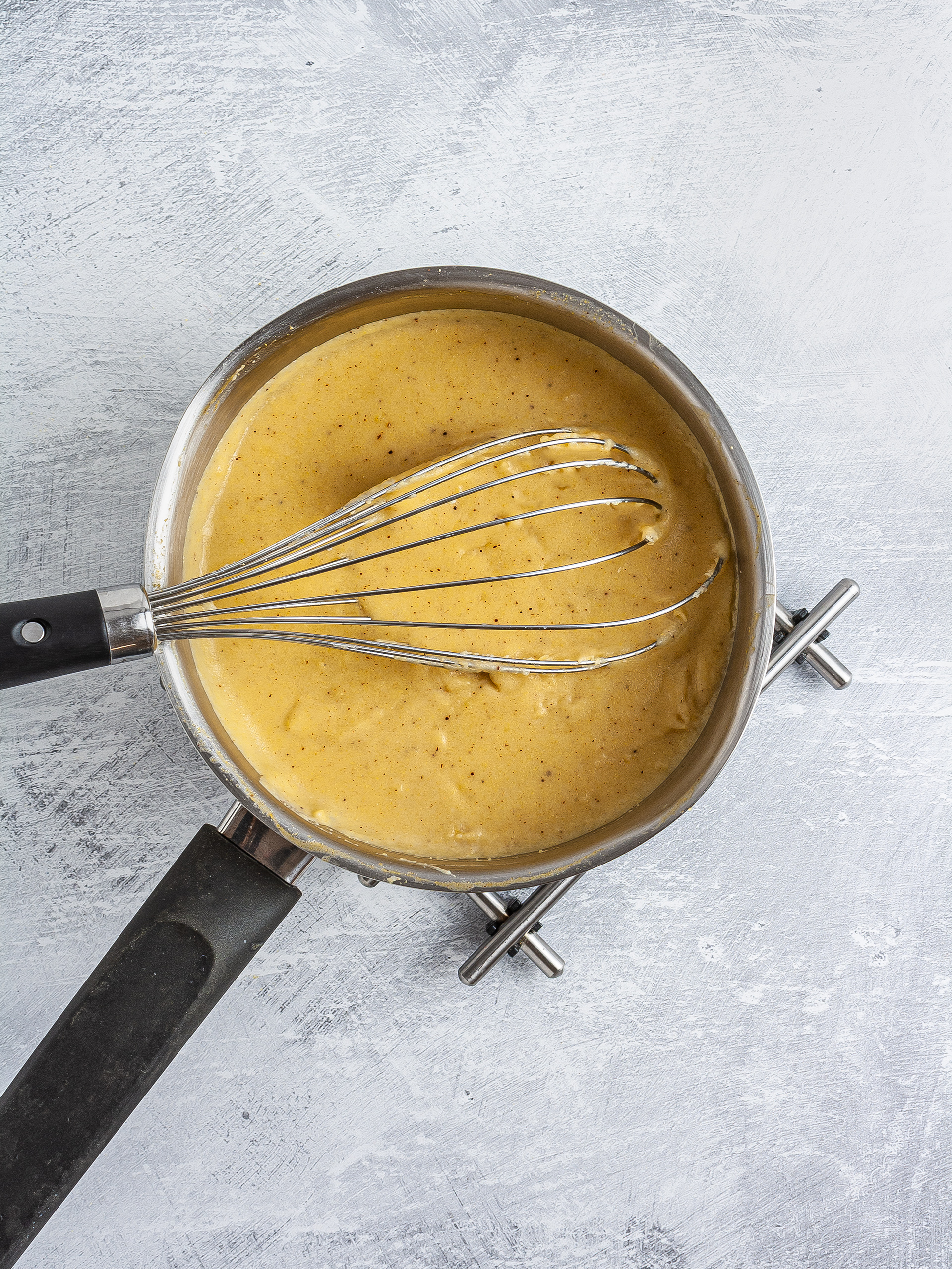 Cooked cornmeal porridge