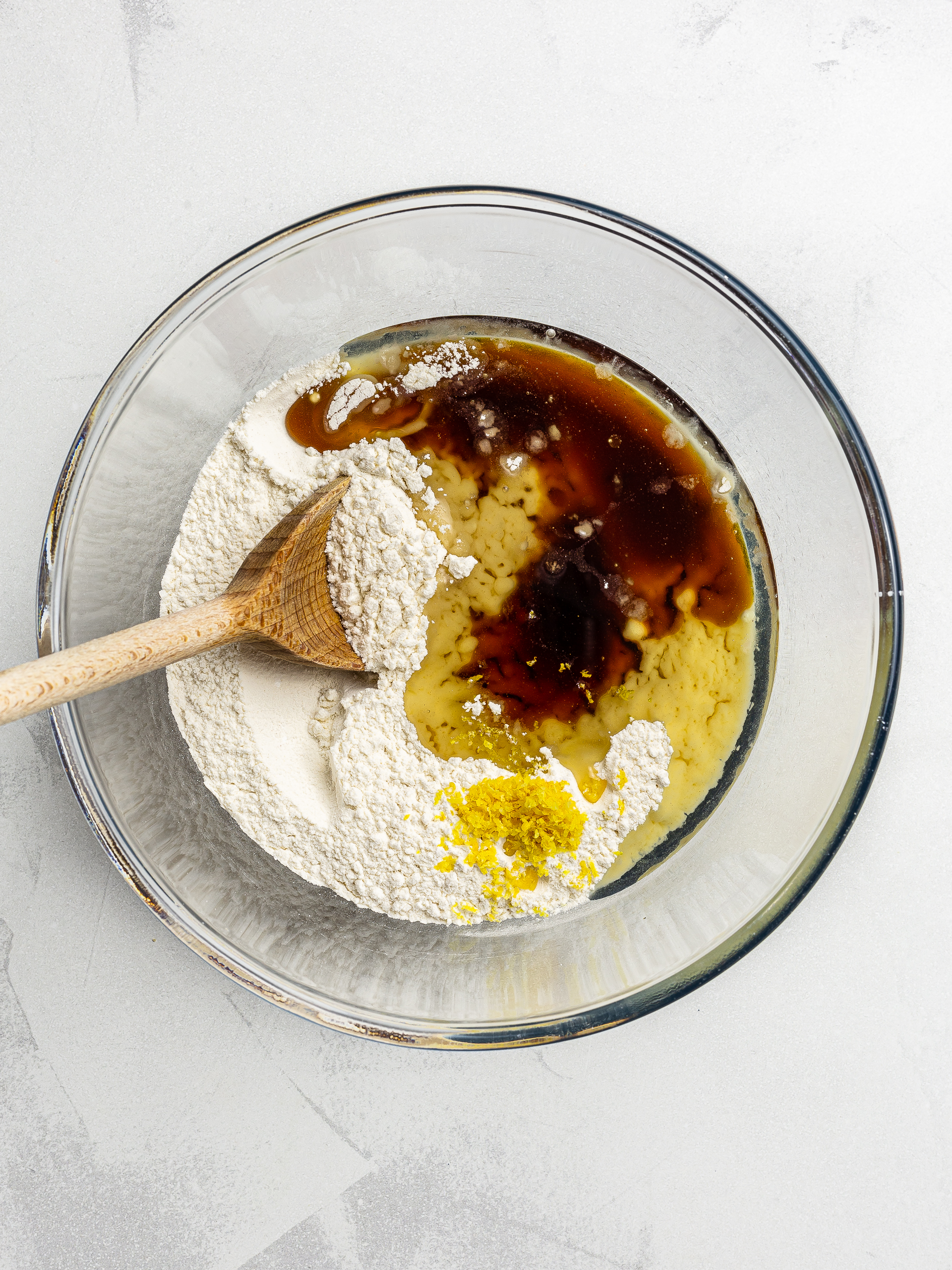 vegan cookies ingredients in a bowl