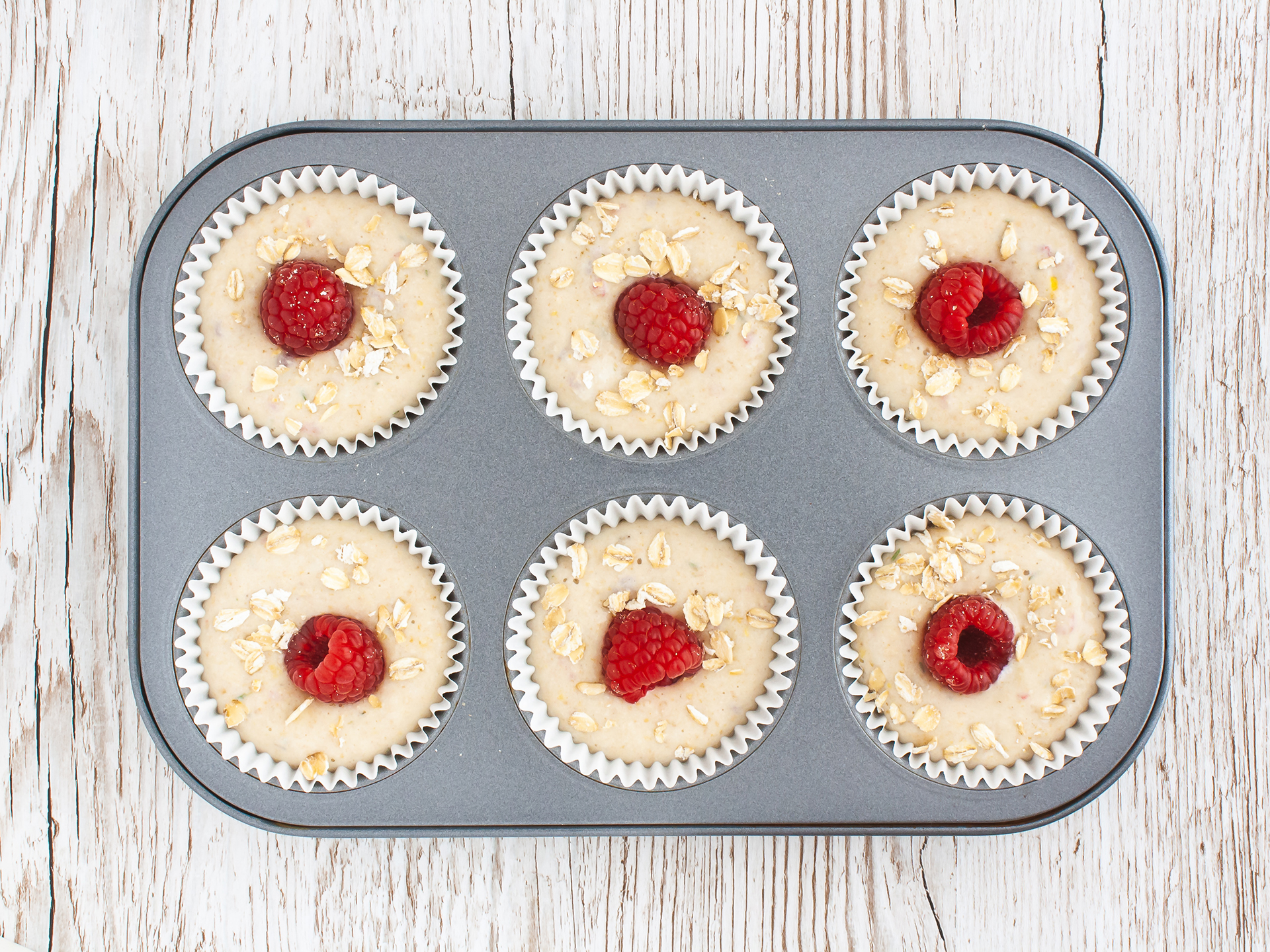 Step 3.1 of Gluten Free Raspberry Muffins Recipe