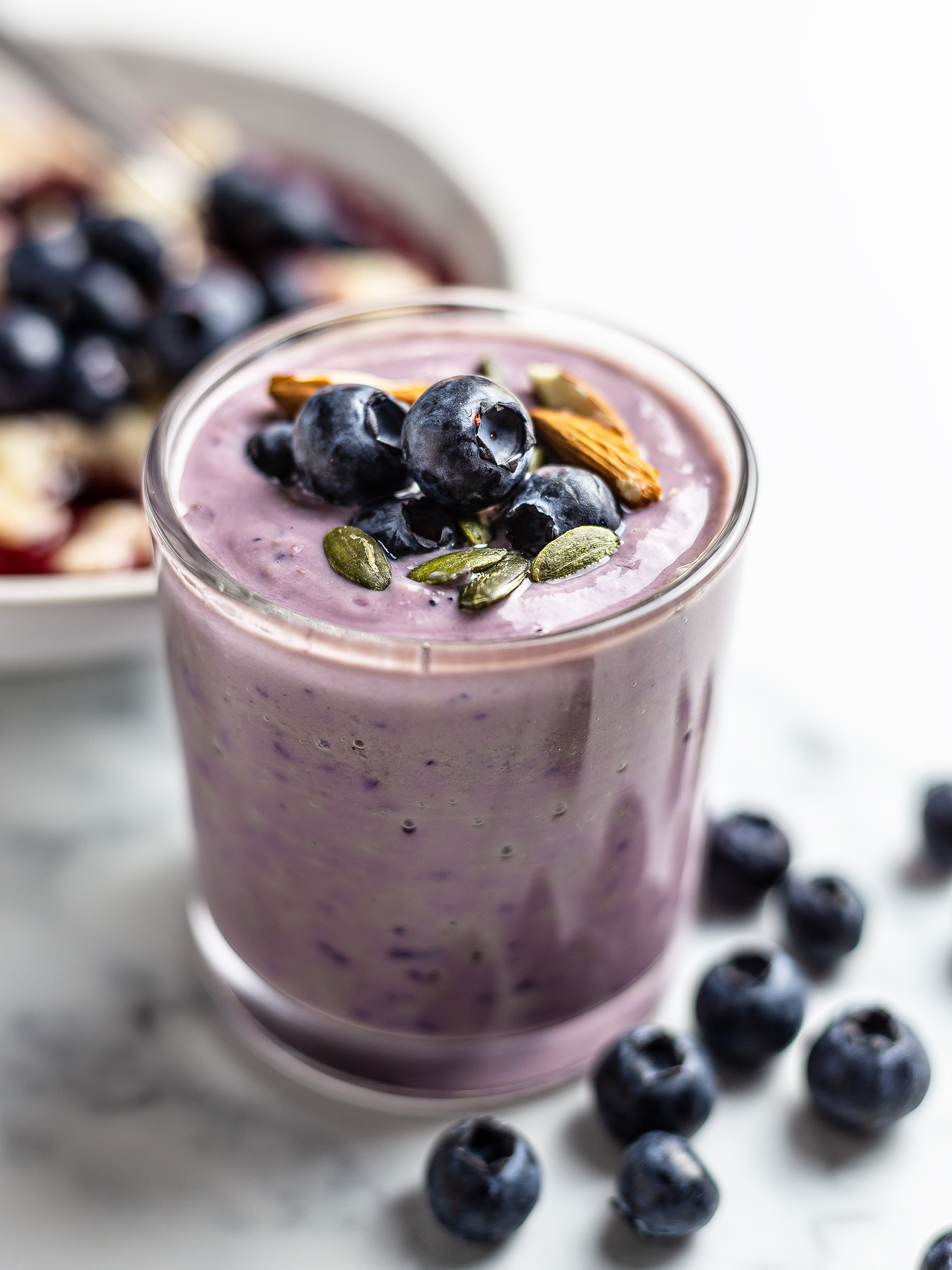 Blueberry Pineapple Smoothie {High-Protein}