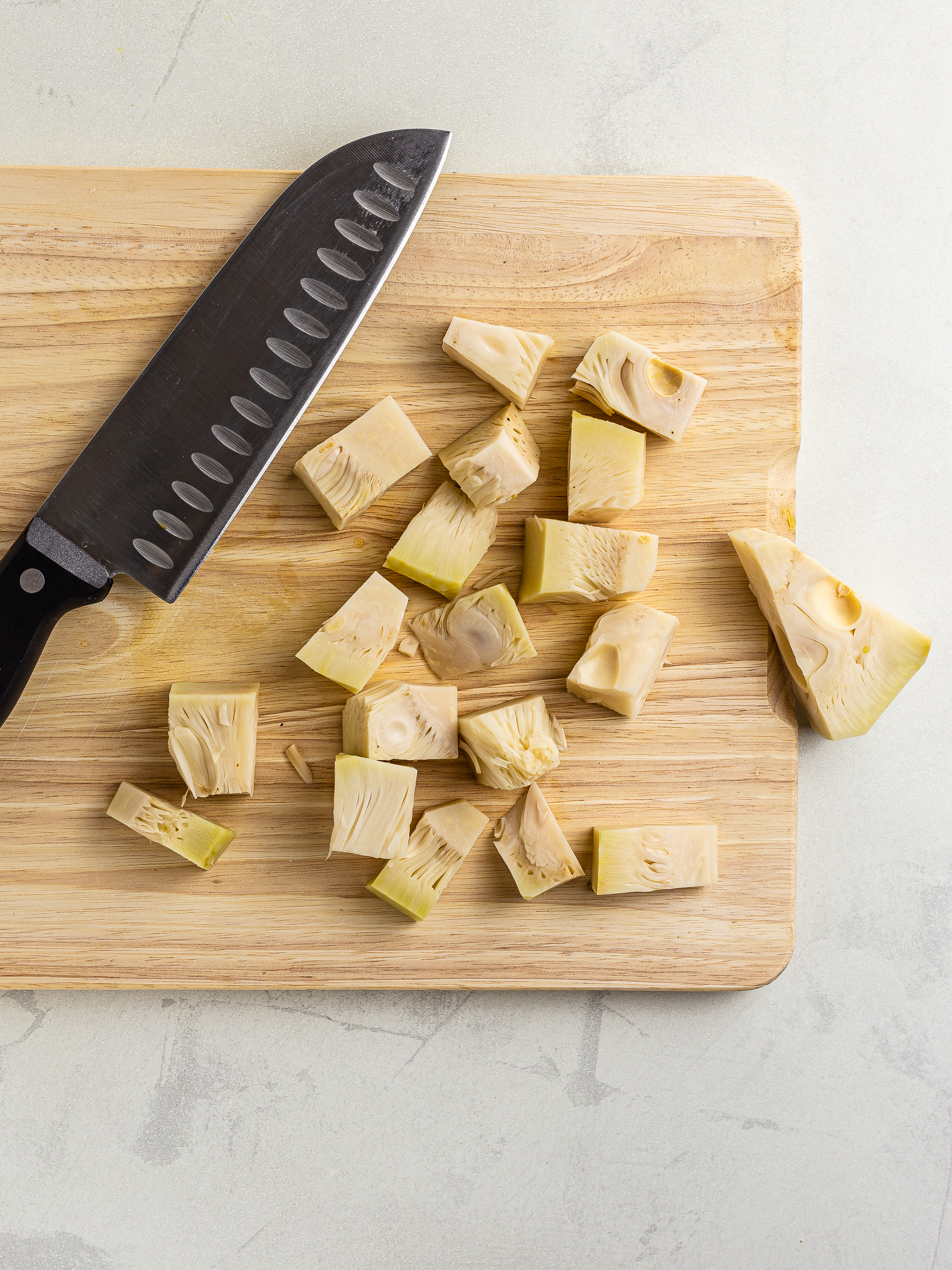 diced jackfruit