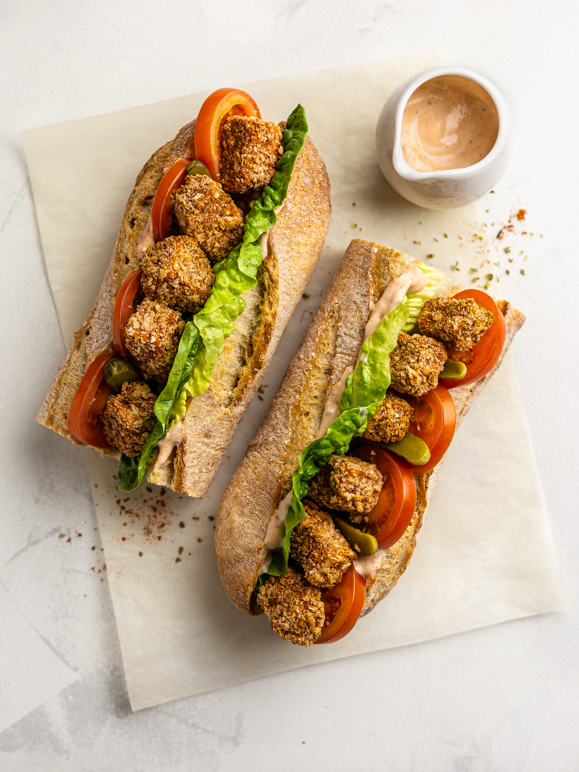 Vegan Jackfruit Po Boy Recipe