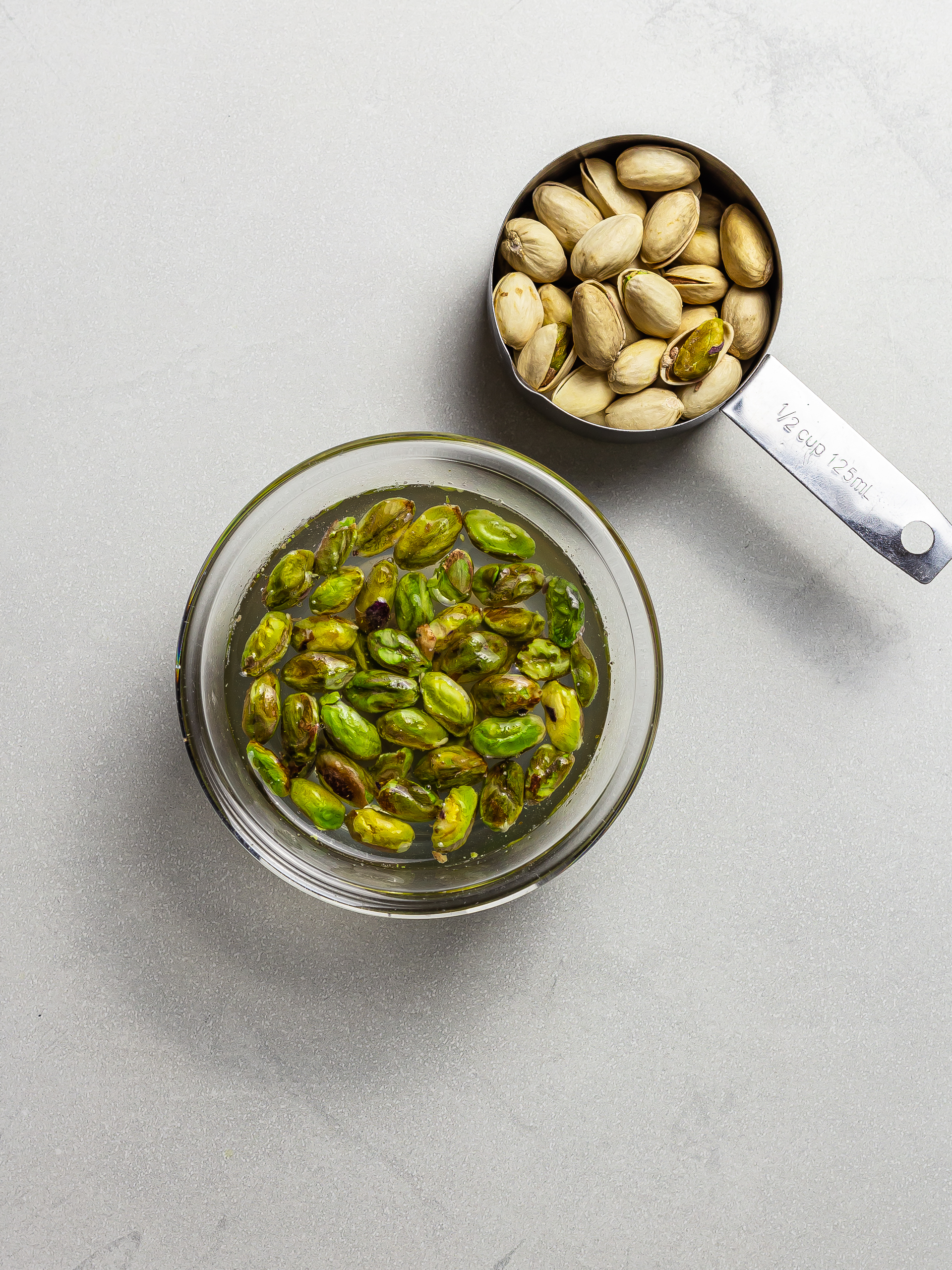 soaked pistachio nuts