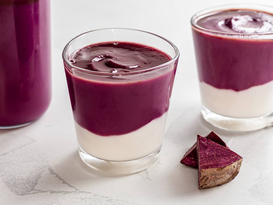 Purple Yam (Ube) Smoothie | Foodaciously