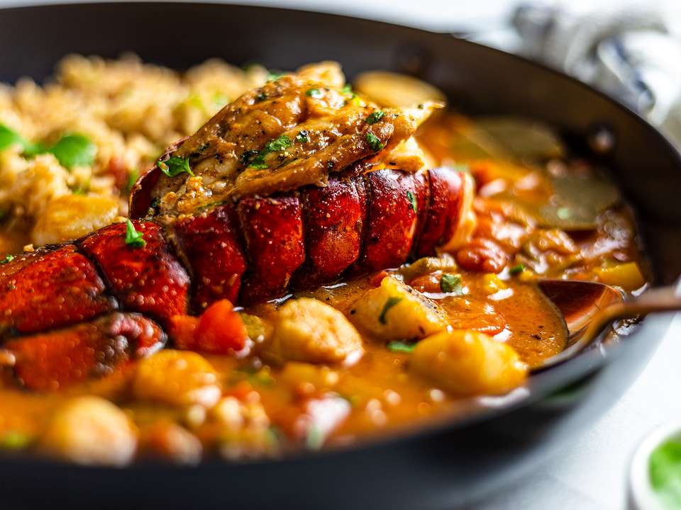 Scallops and Lobster Gumbo Recipe | Foodaciously