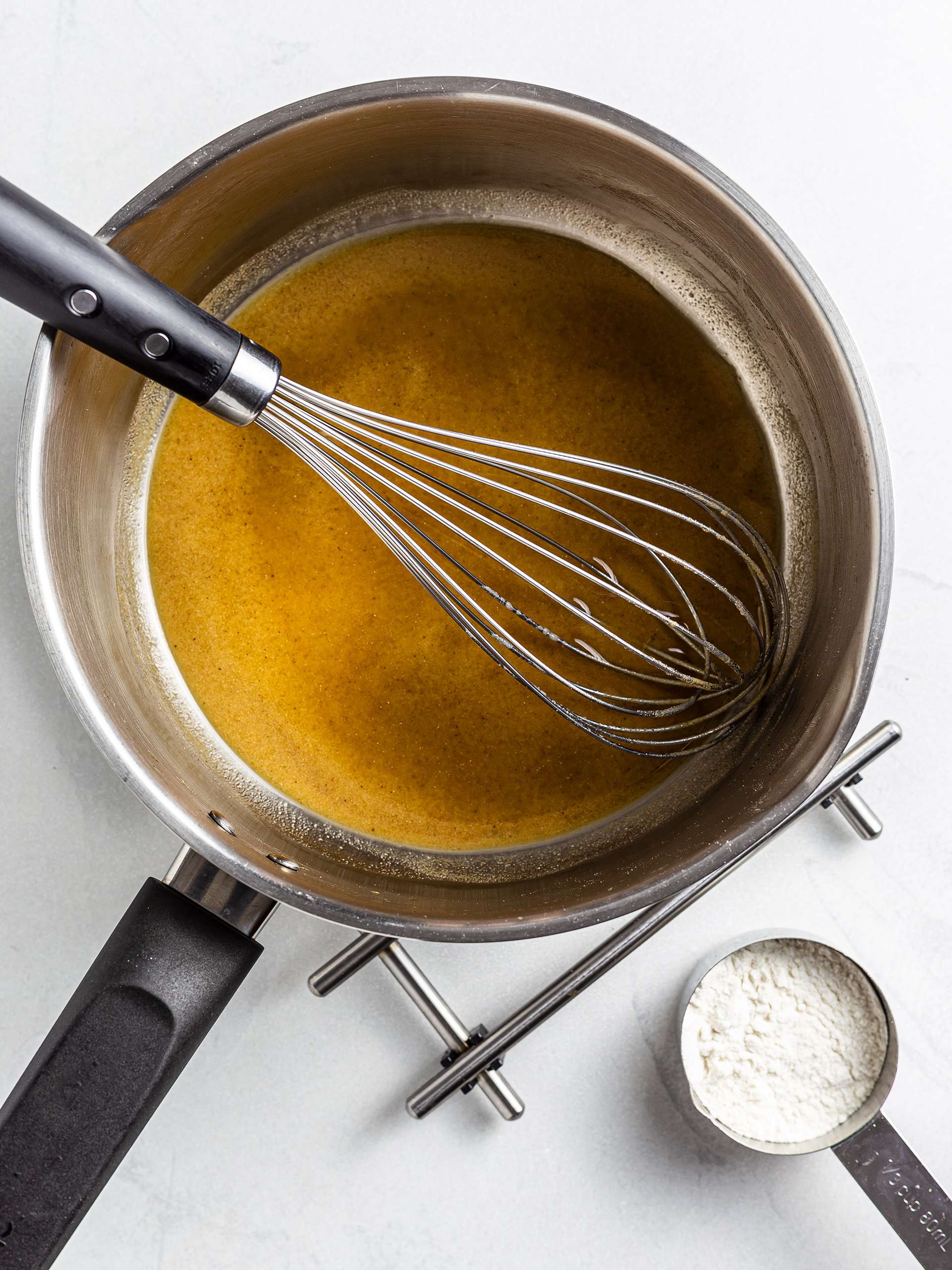Roux made with gluten-free rice flour