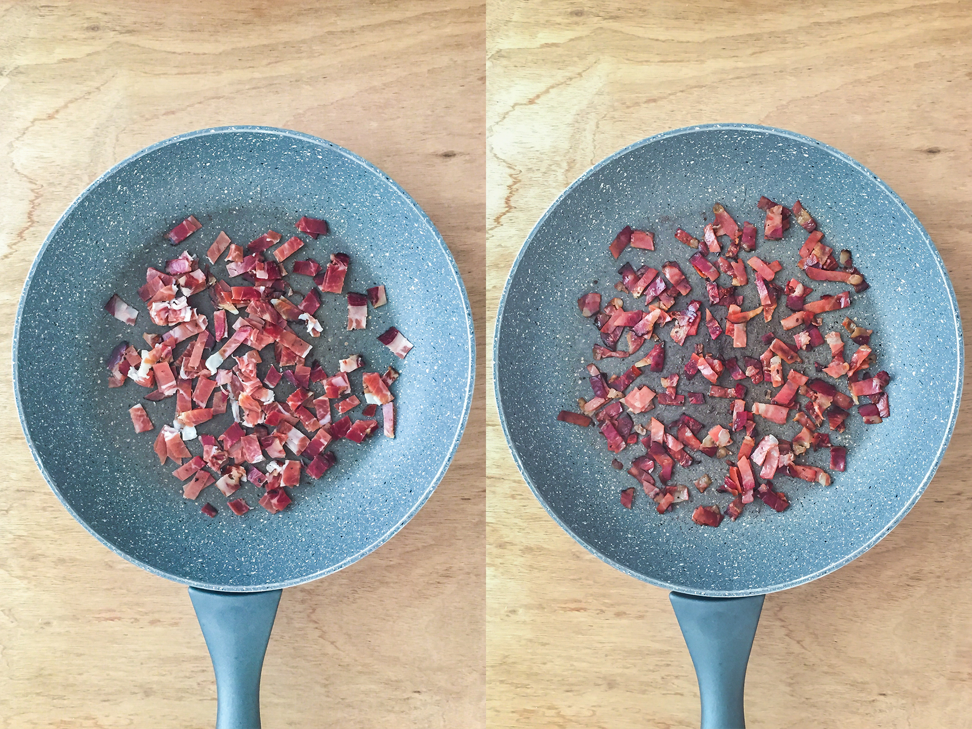 Step 1.1 of Smoked Ham and Peas Risotto Recipe