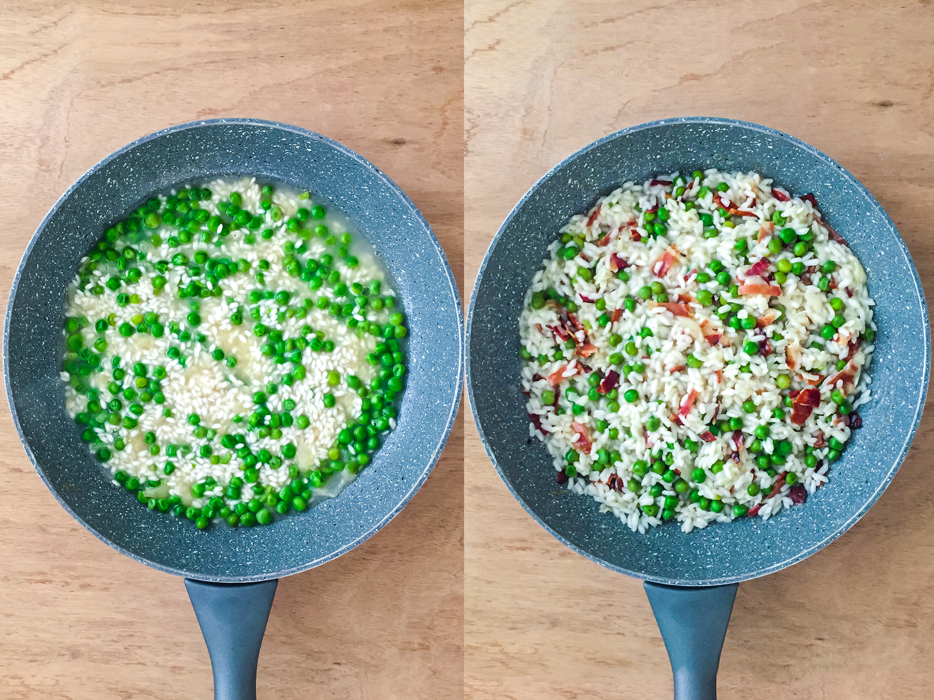 Step 3.1 of Smoked Ham and Peas Risotto Recipe