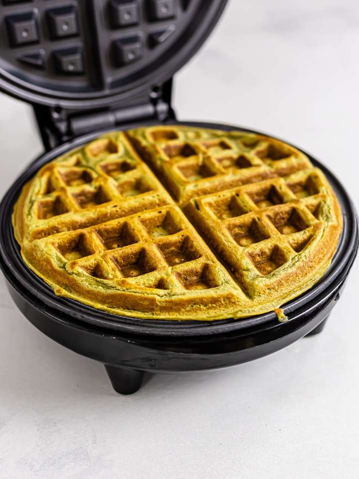 Vegan Avocado Waffles Foodaciously
