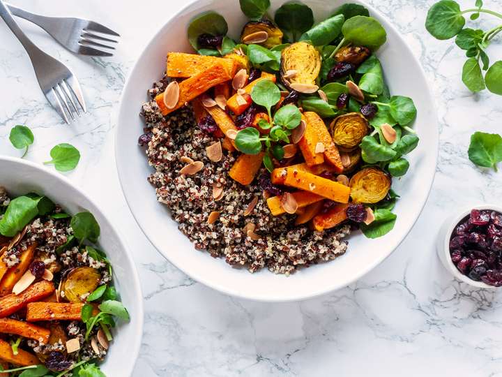 Pumpkin Quinoa Salad Recipe | Foodaciously