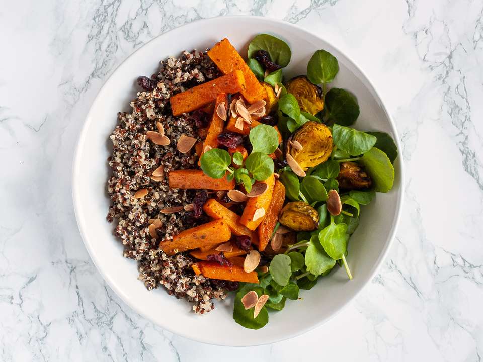 Pumpkin Quinoa Salad Recipe | Foodaciously