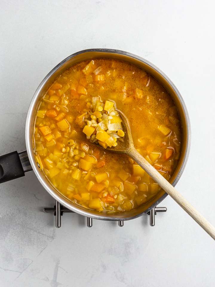 Easy Vegan Scotch Broth | Foodaciously