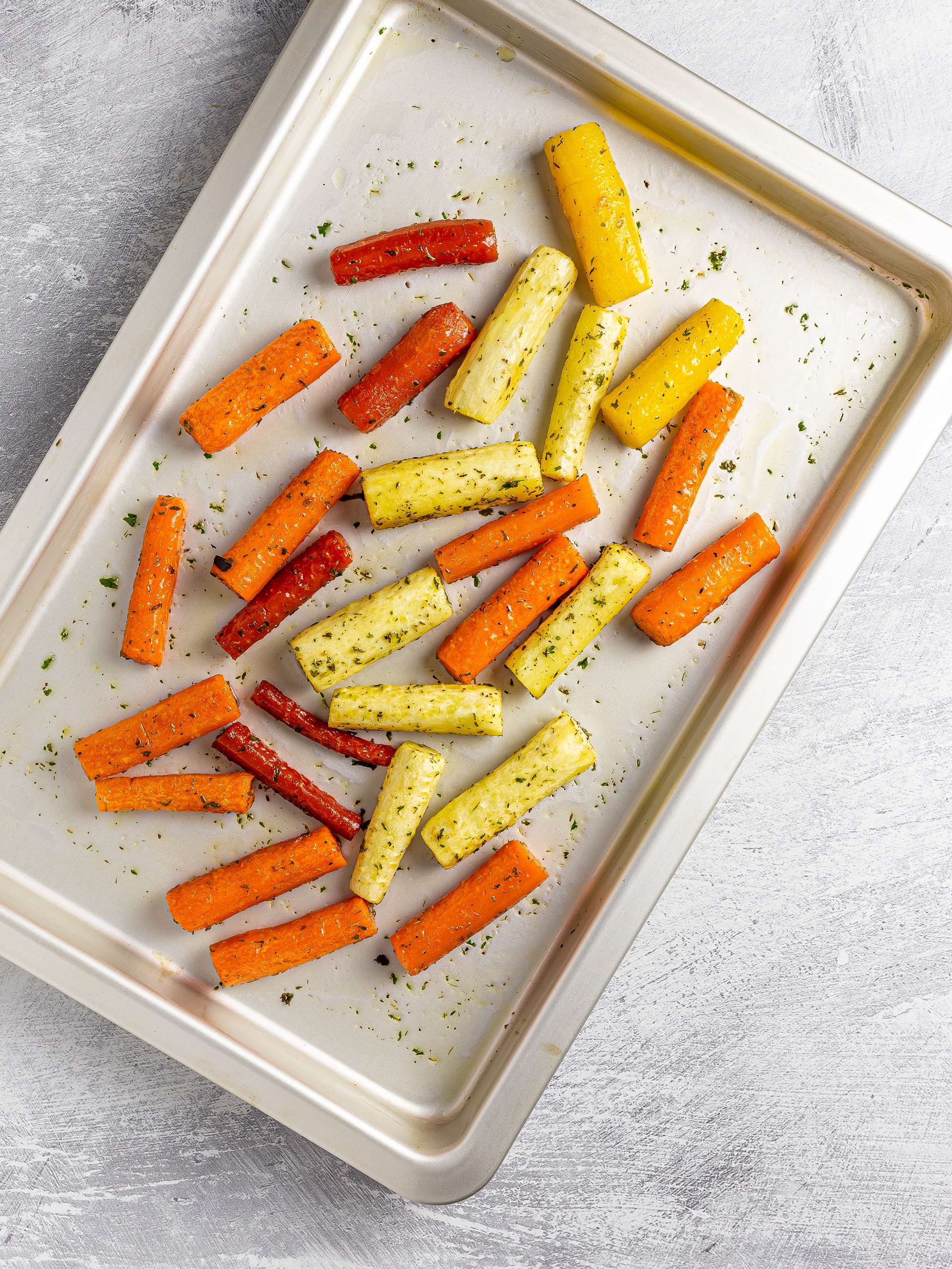 roasted carrots and parsnips