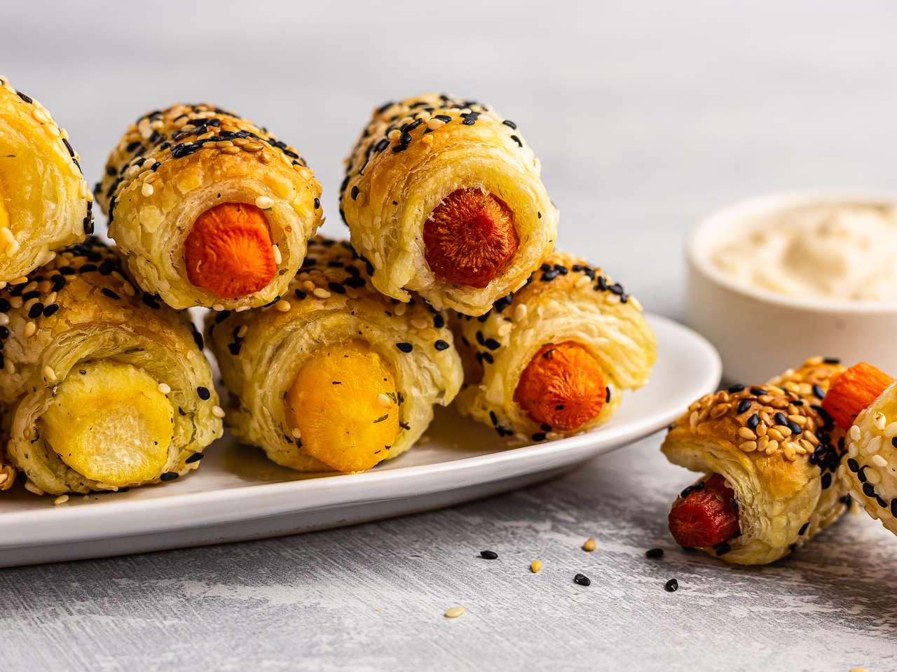 Vegan Pigs in a Blanket Recipe | Foodaciously