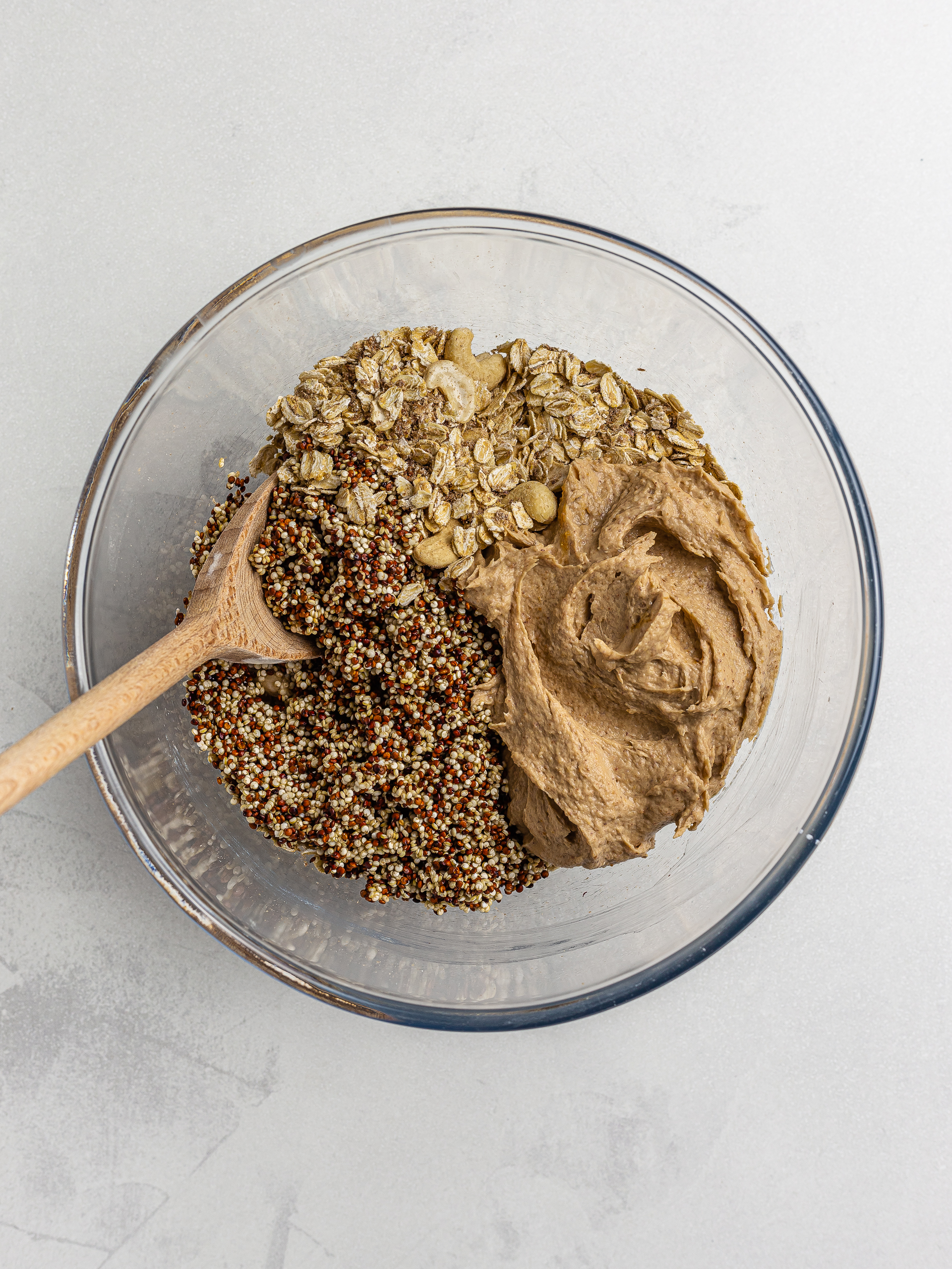 cashew butter granola ingredients