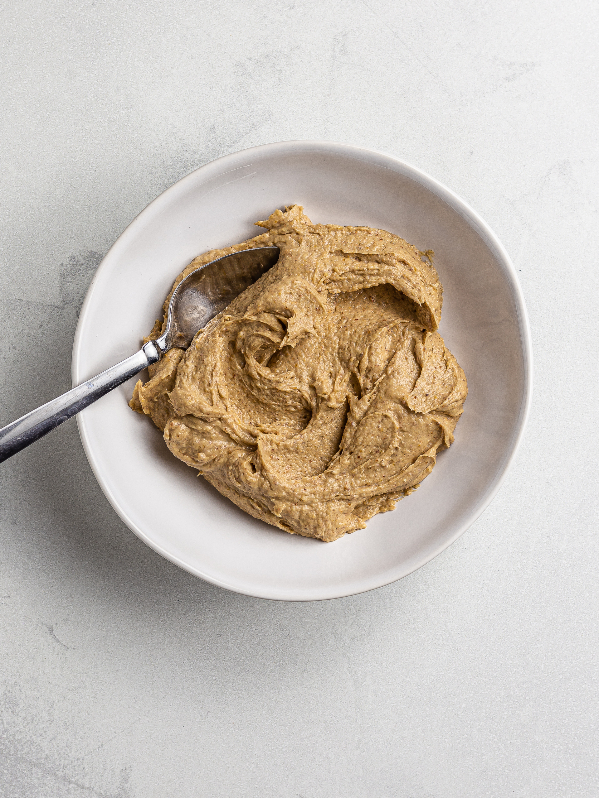 cashew butter with mashed bananas