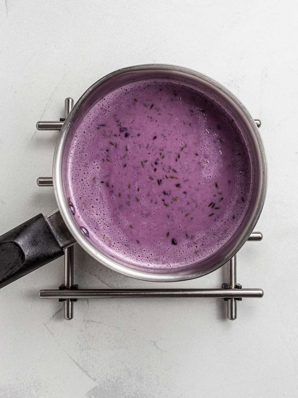 Vegan Lavender Ice Cream (SugarFree) Foodaciously