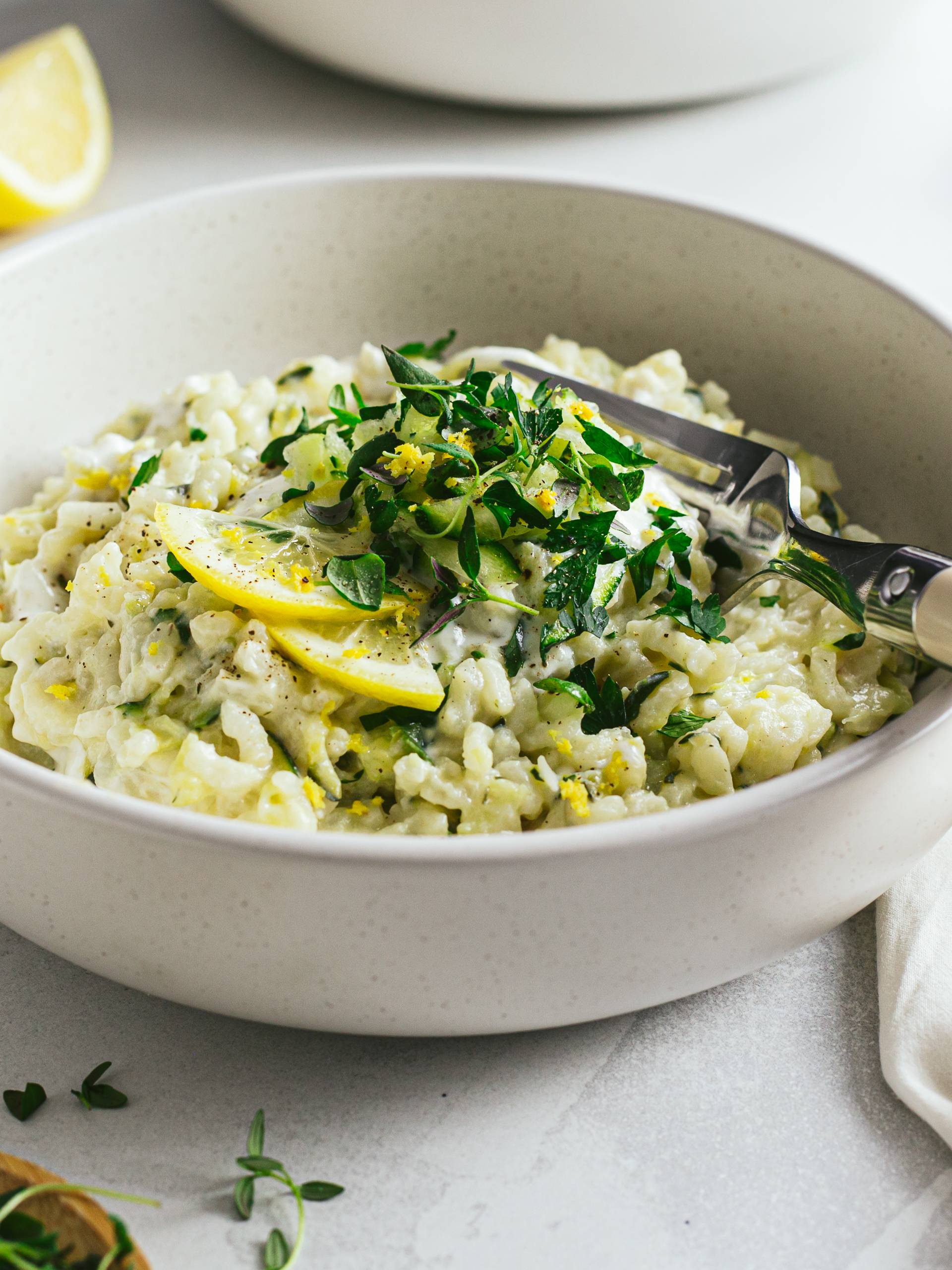 Creamy Courgette Risotto Recipe