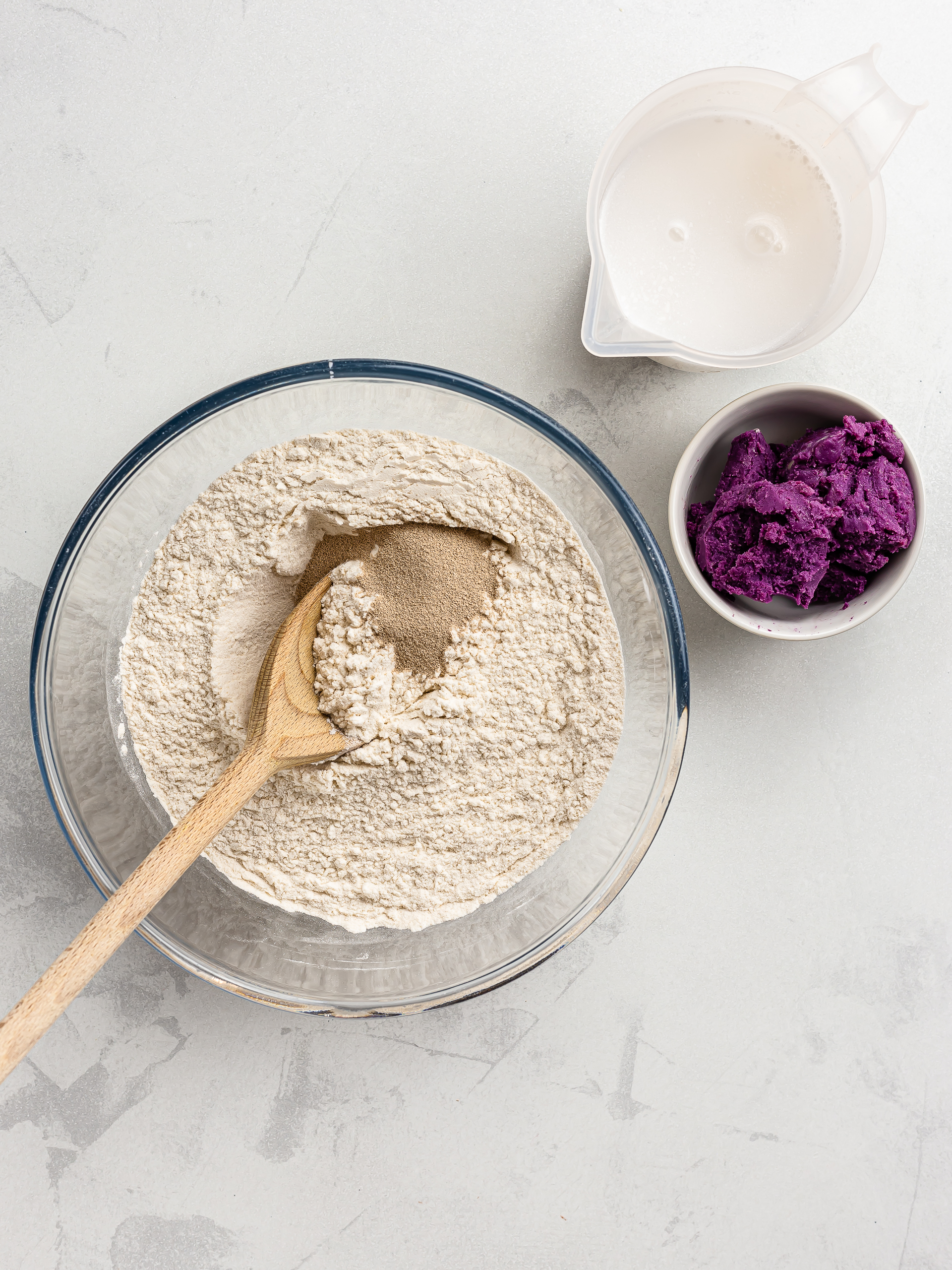 ube bread dough ingredients