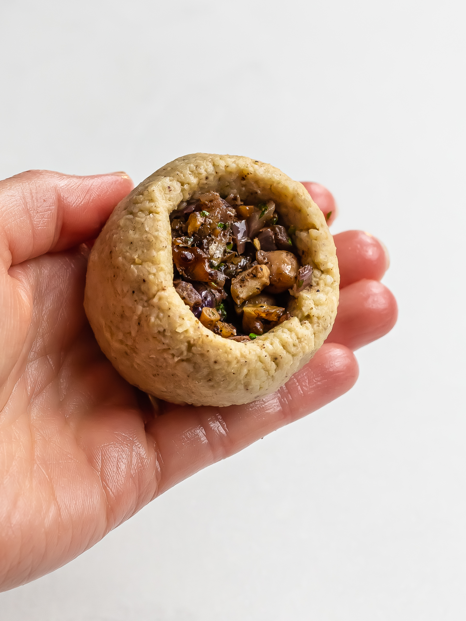 how to fill kibbeh shell