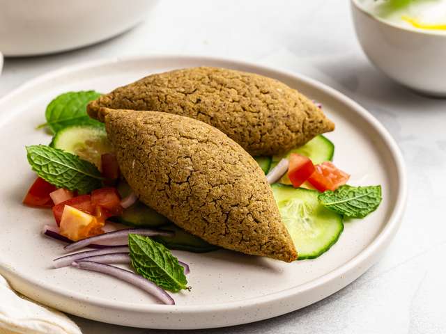 Vegan Kibbeh Balls Oven Baked Foodaciously